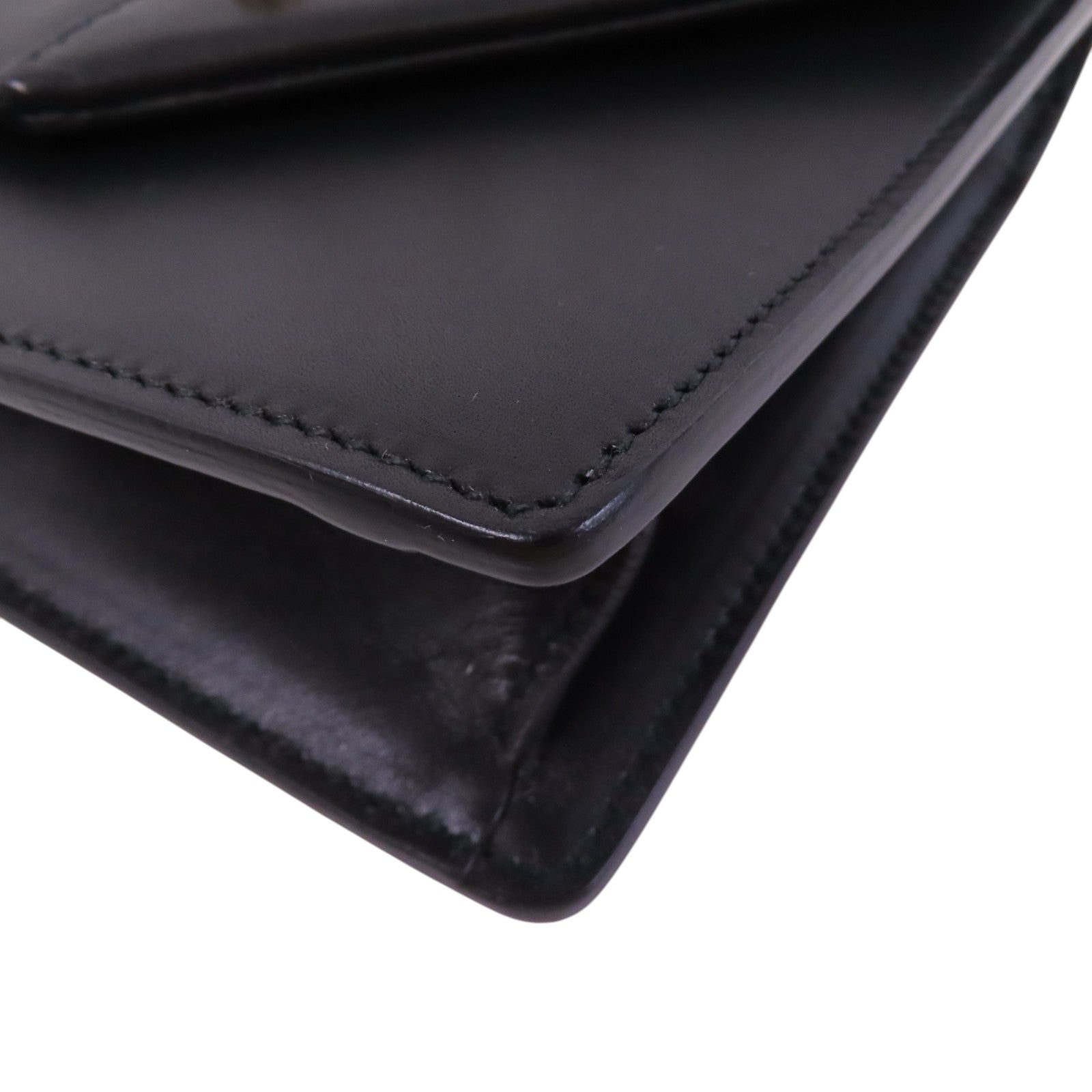 SAINT LAURENT 【激減優惠】牛皮皮革Clutch Bag金扣手拿包