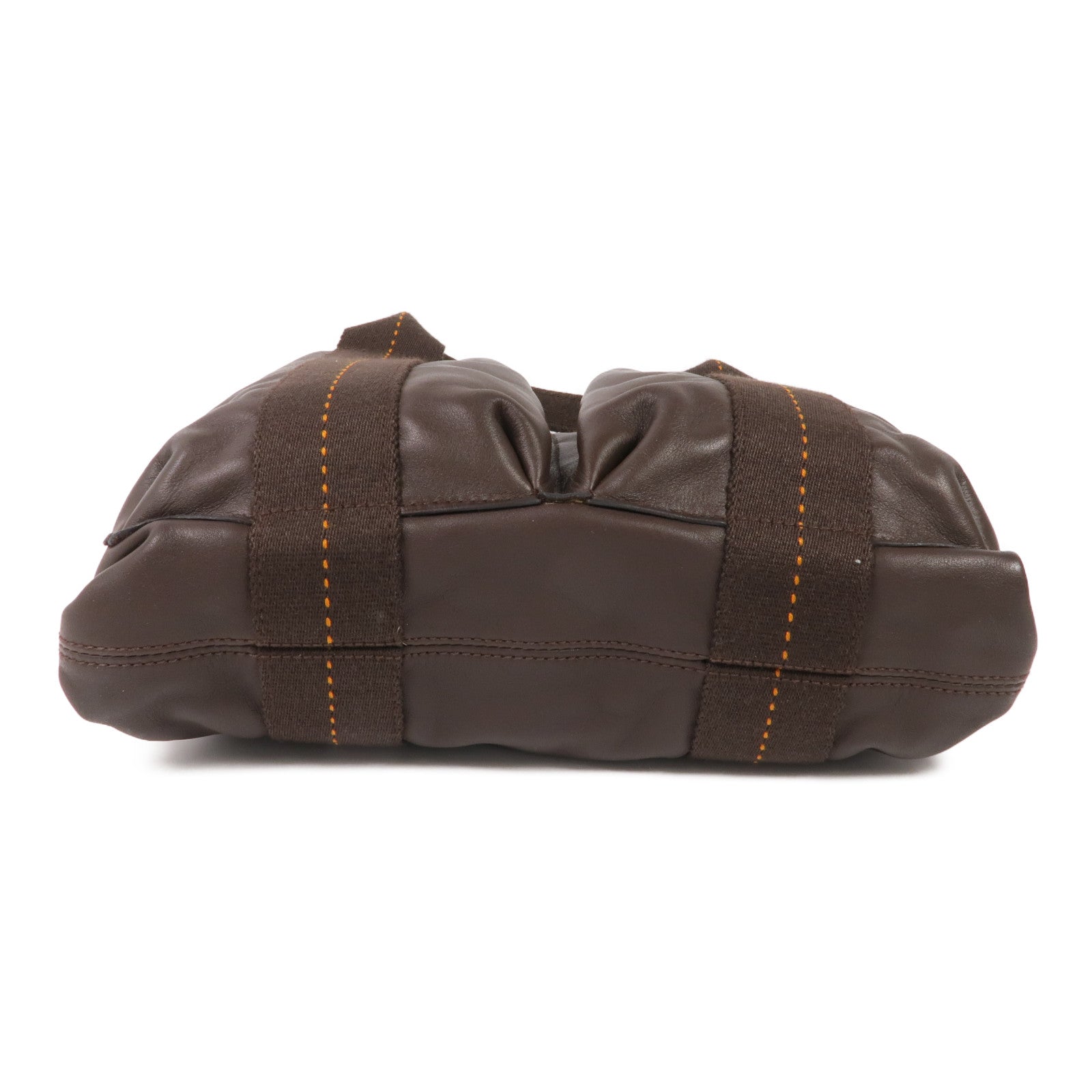 HERMES Swift皮革Vintage 2 Way Bag銀扣手挽肩背兩用袋