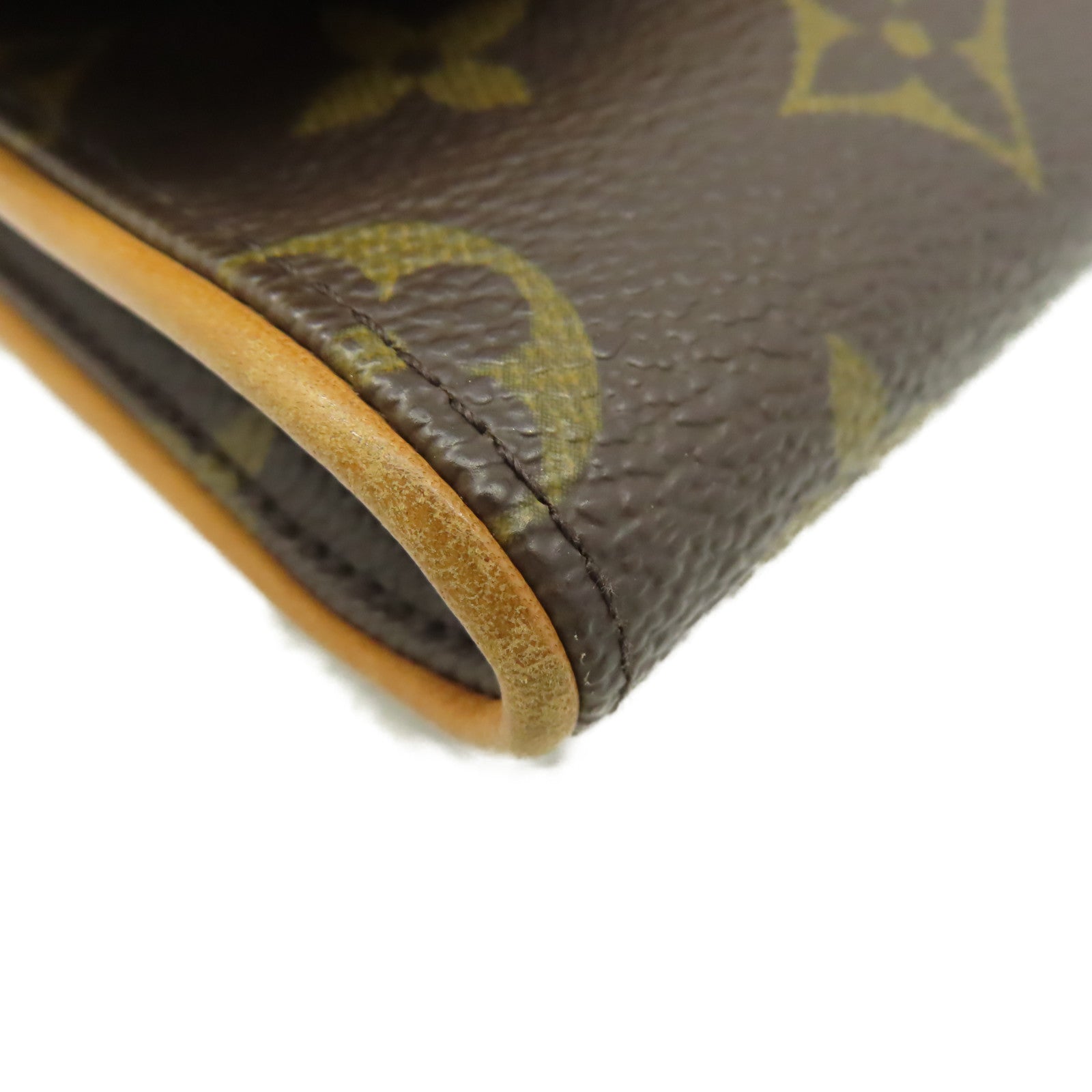 LOUIS VUITTON 【清倉大減價】Monogram Pochette Twin GM Shoulder Bag金扣肩背袋啡色