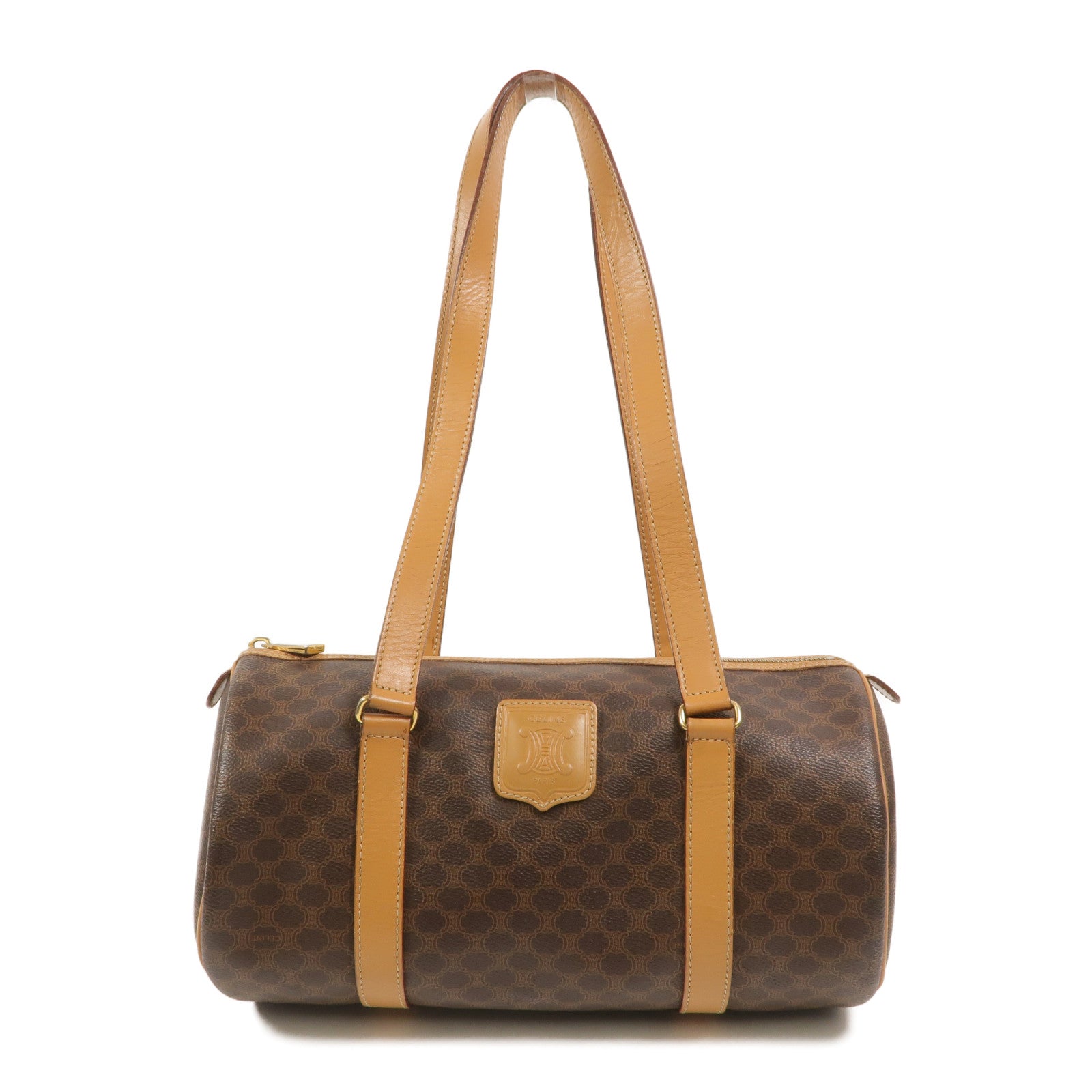 CELINE 塗層帆布Macadam肩背袋