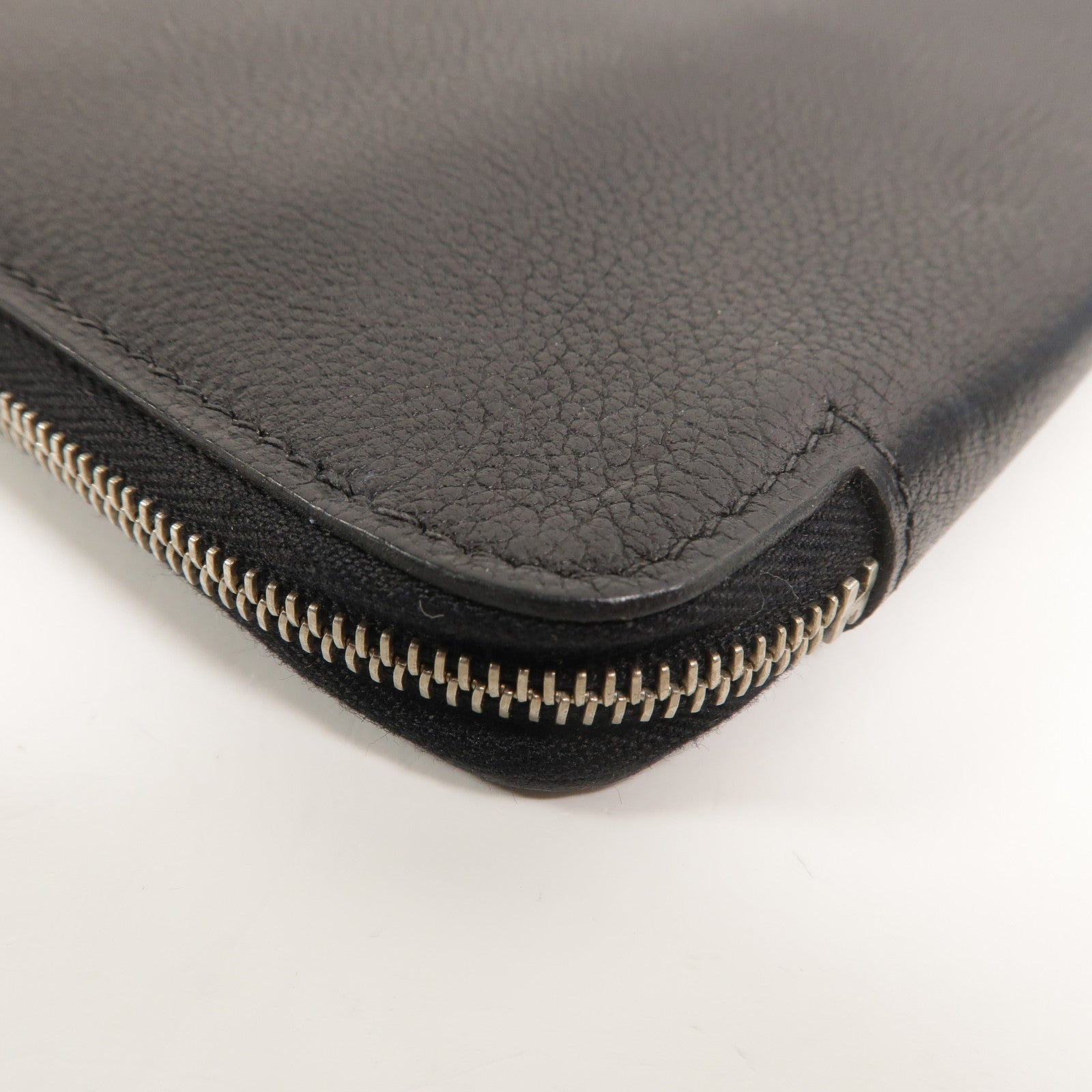 HERMES Evercolor皮革Azap Combined Long Wallet長錢包Noir