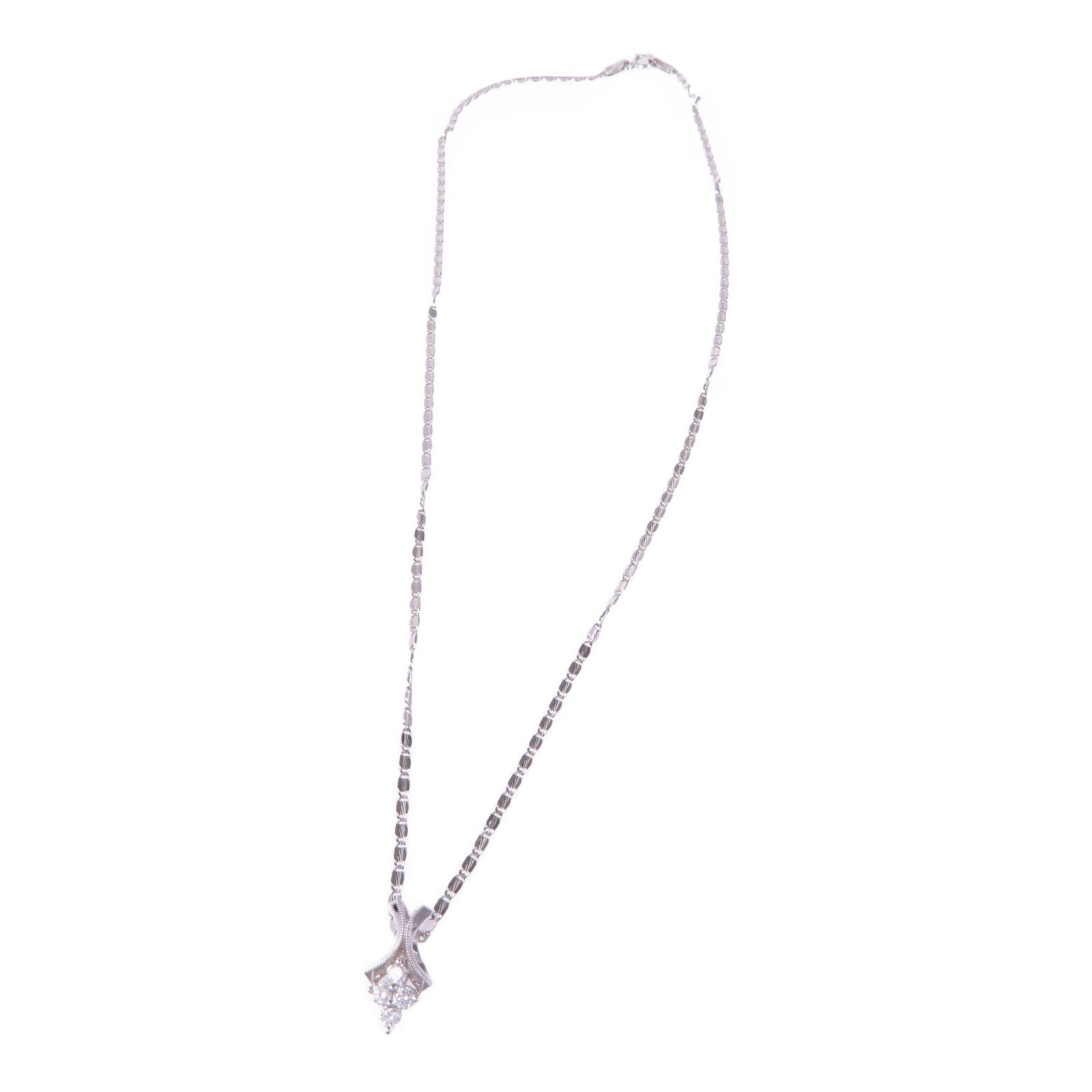 JEWELRY 18K白金Diamond Necklace鑽石項鍊