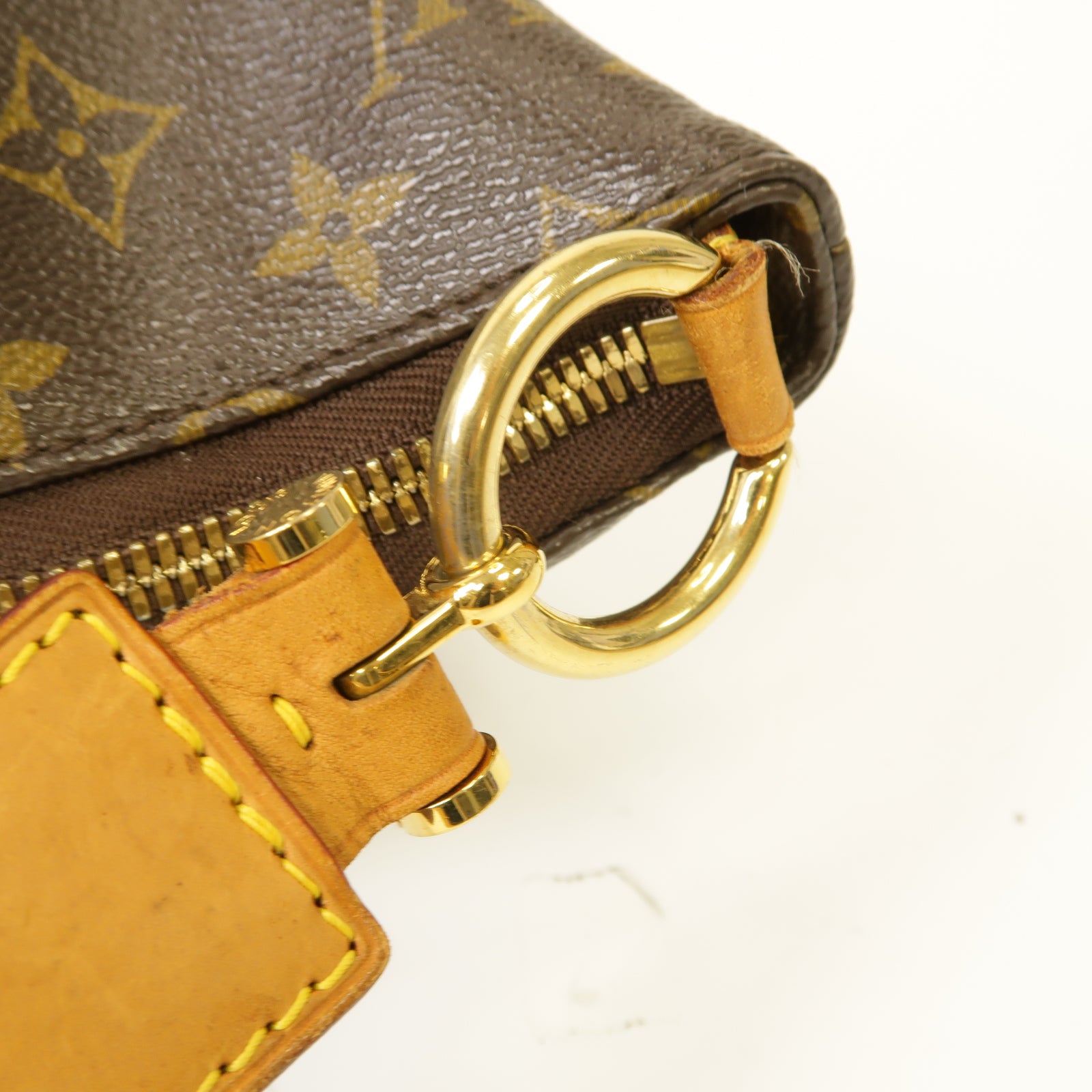 LOUIS VUITTON 【激減優惠】Monogram Sully MM金扣肩背袋啡色