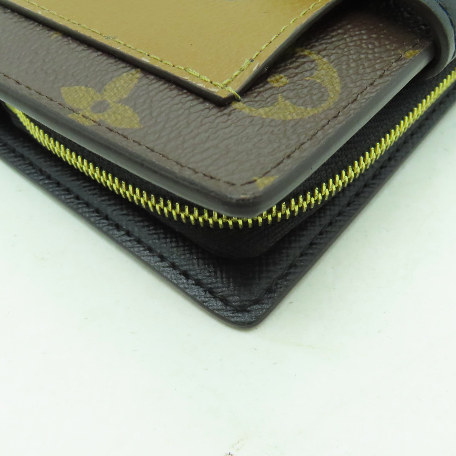 LOUIS VUITTON 【激減優惠】Monogram Juliette Wallet金扣錢包棕色
