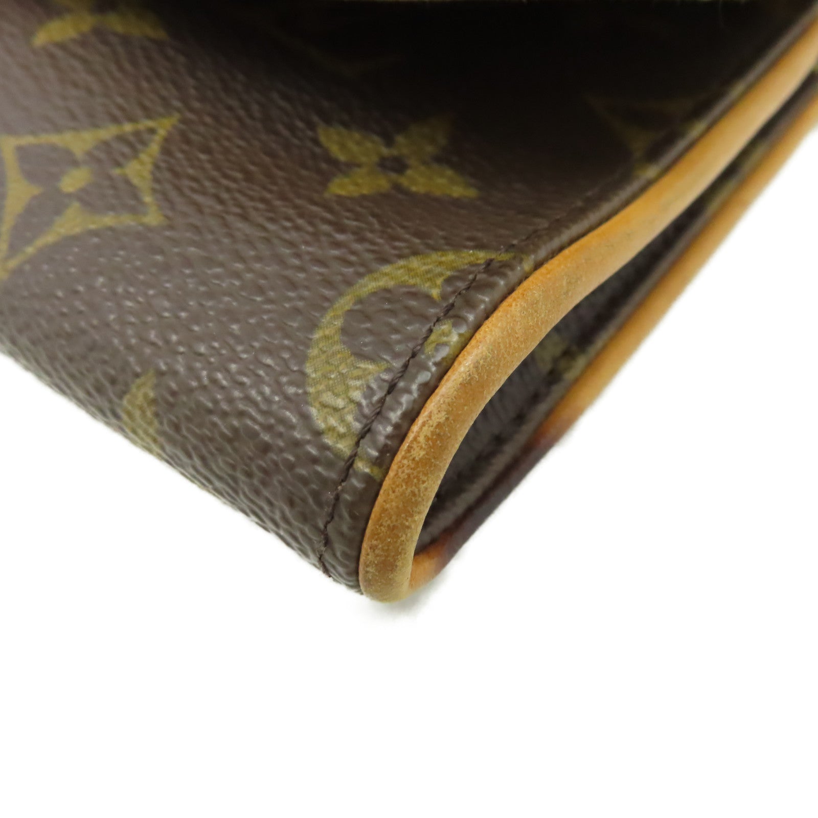 LOUIS VUITTON 【清倉大減價】Monogram Pochette Twin GM Shoulder Bag金扣肩背袋啡色