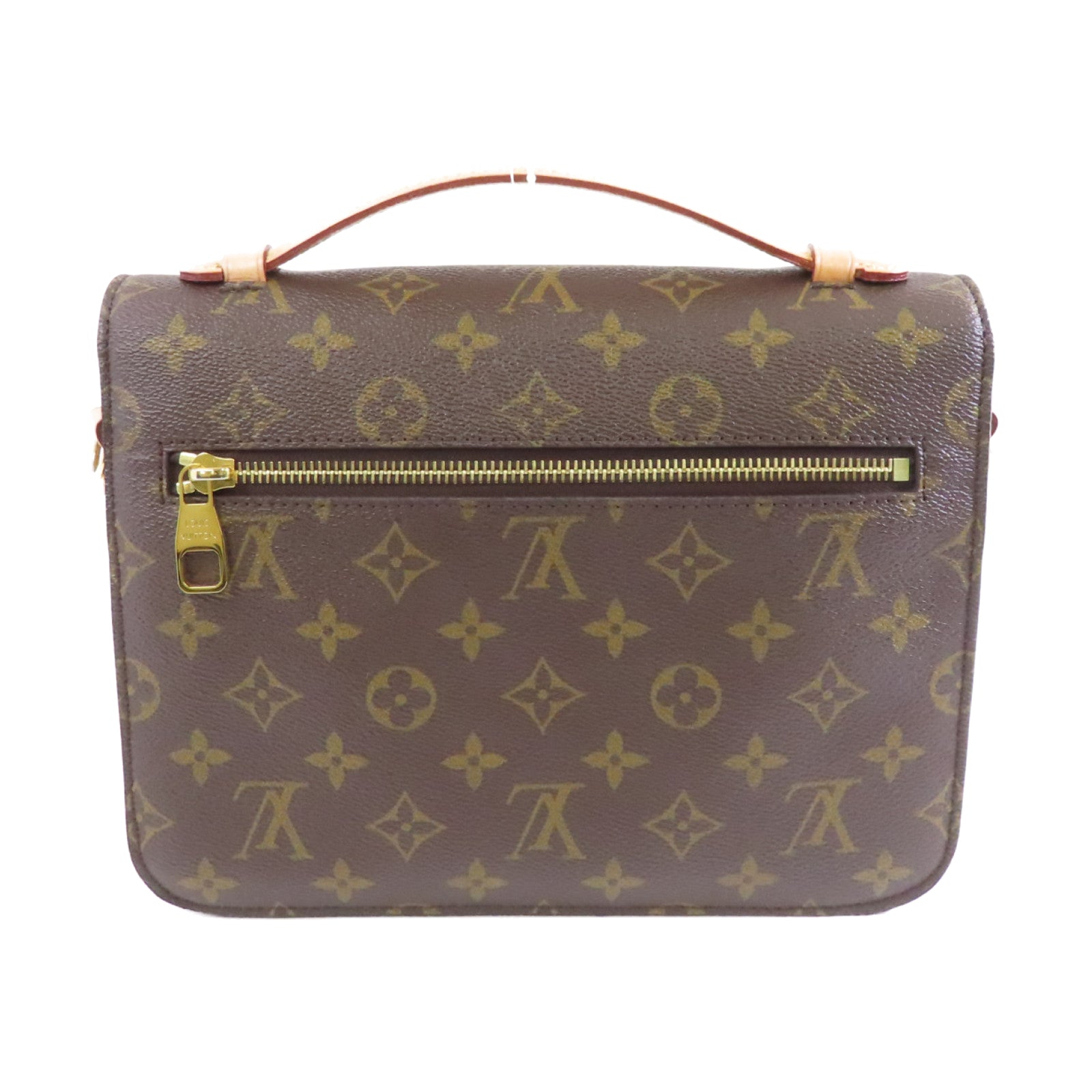 LOUIS VUITTON Monogram Pochette Metis金扣手挽肩背兩用袋啡色