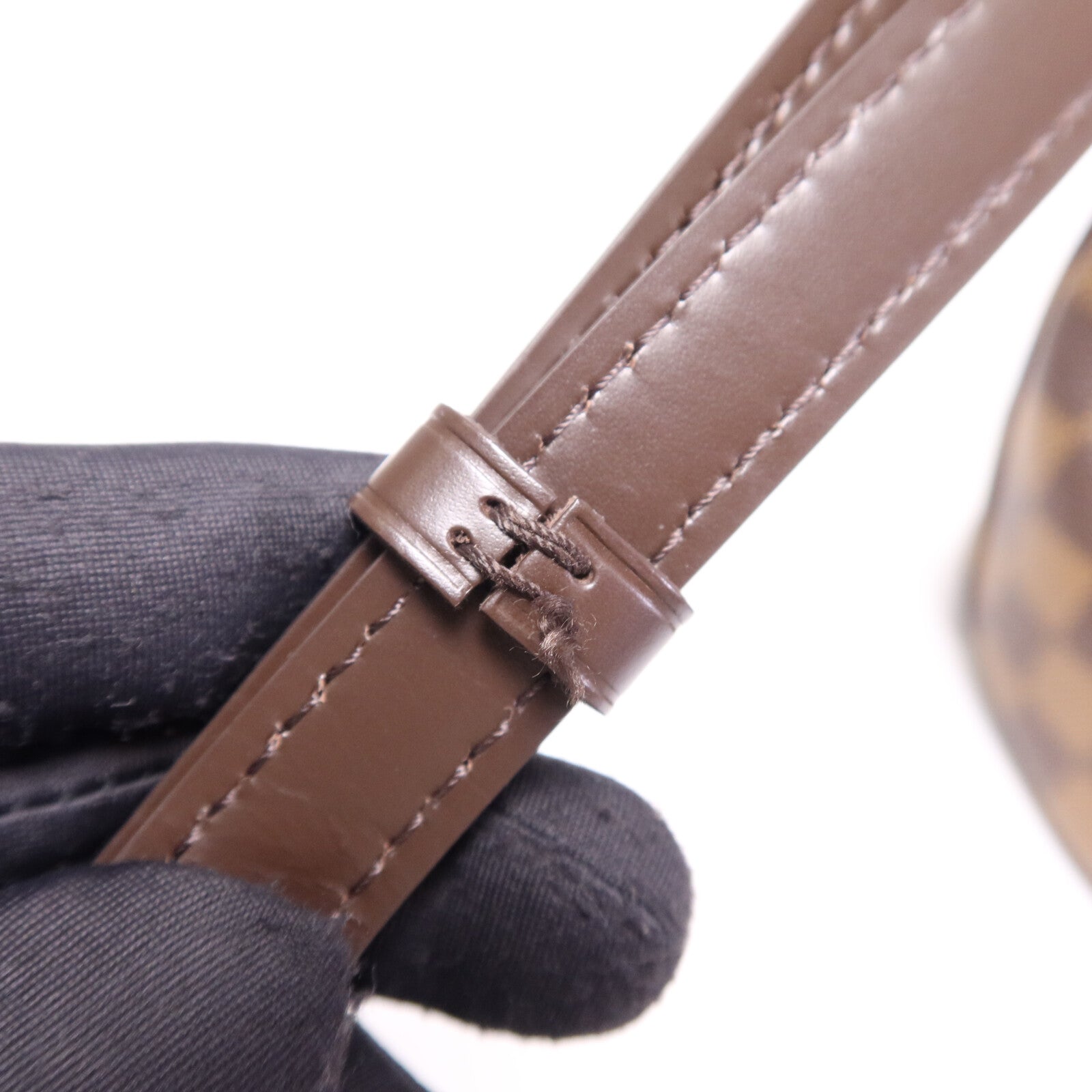 LOUIS VUITTON 【激減優惠】Damier Ebene Siena MM金扣肩背袋