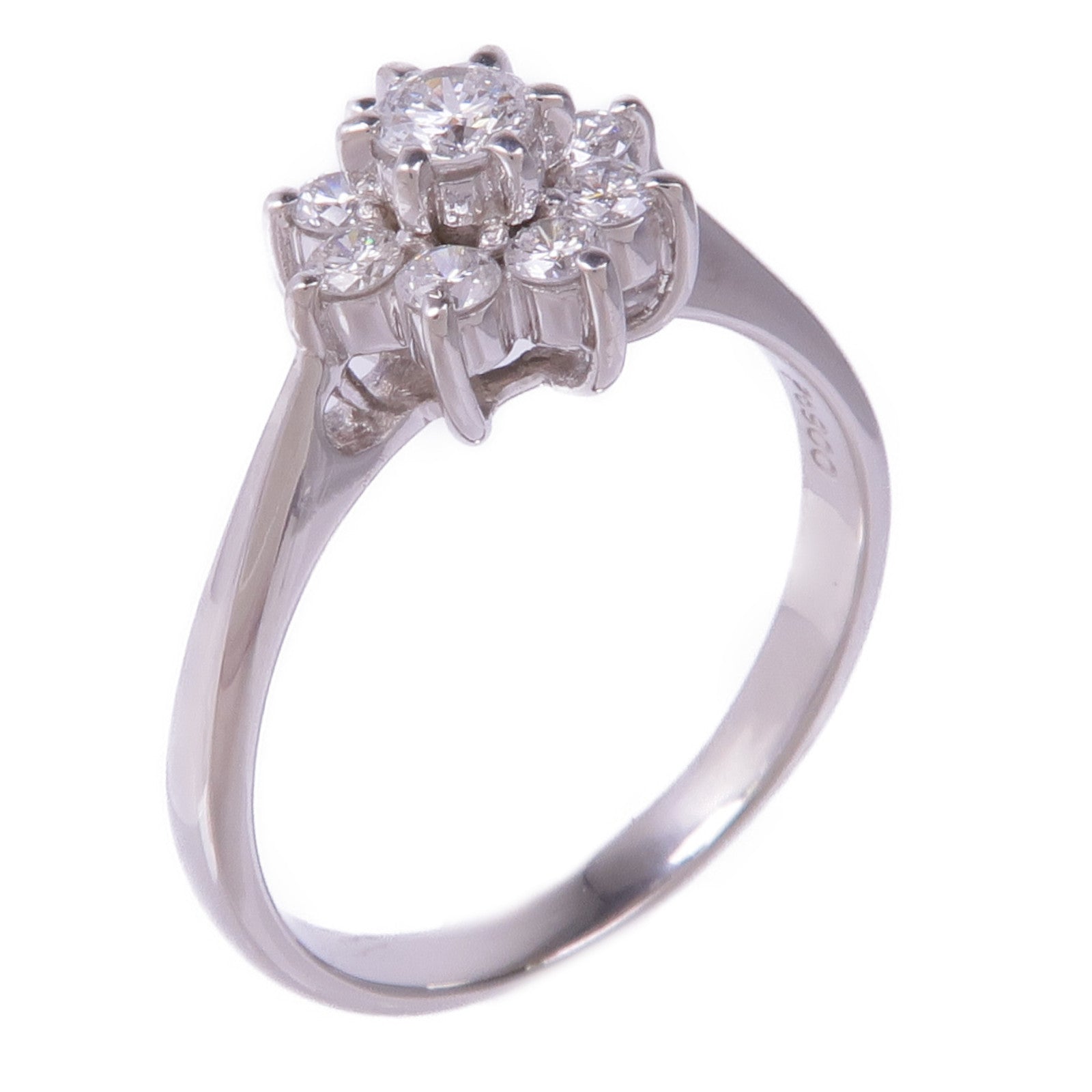 JEWELRY PT900鉑金Diamond Ring鑽石戒指US#7.75
