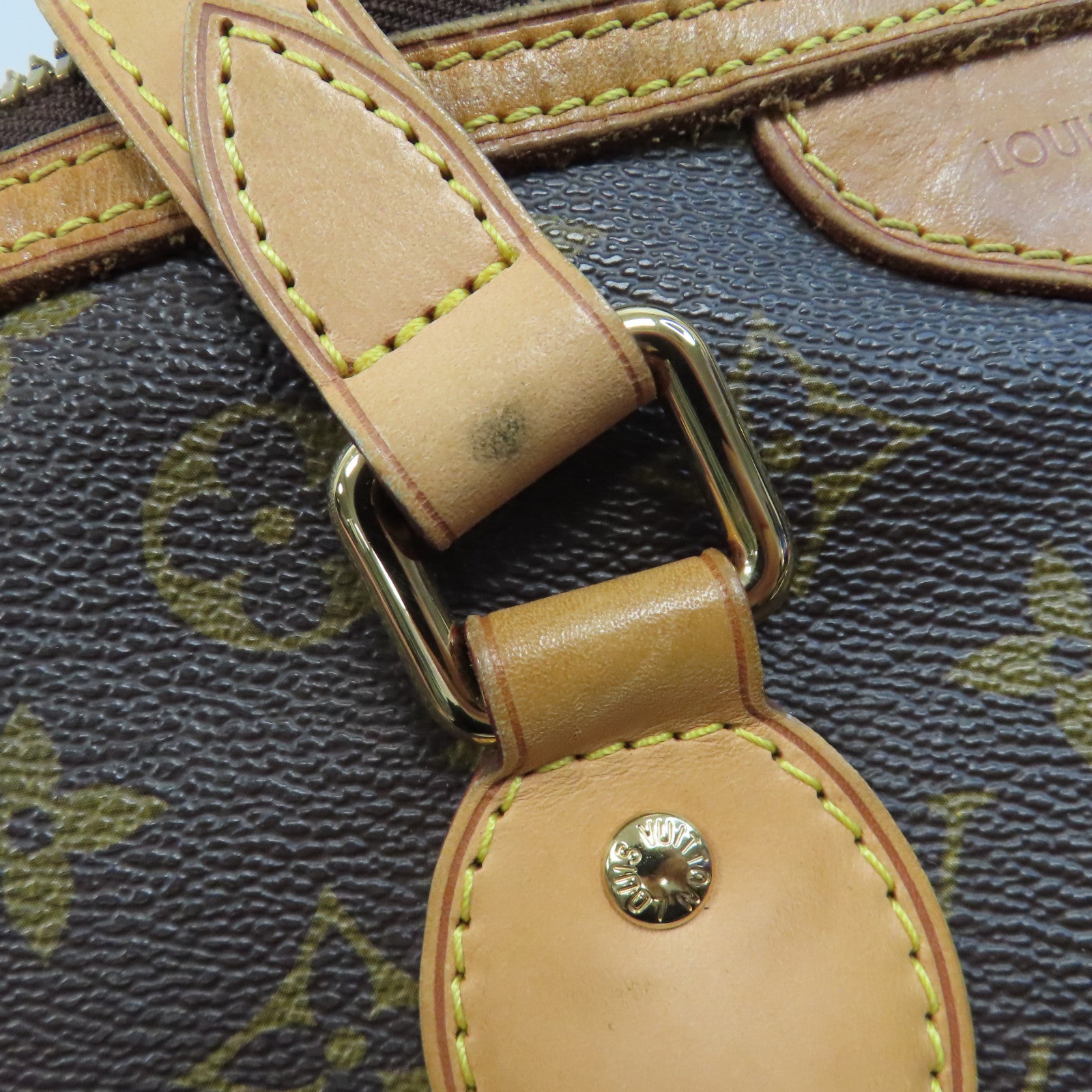 LOUIS VUITTON Monogram Palerma PM金扣手挽肩背兩用袋啡色