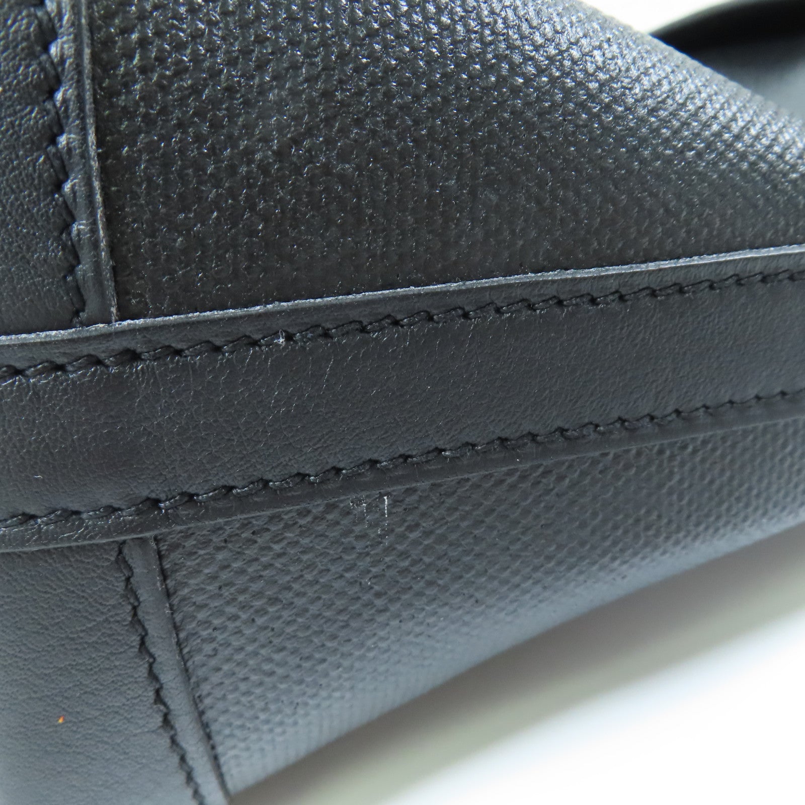 HERMES 帆布Col Roule 25銀扣肩背袋Noir