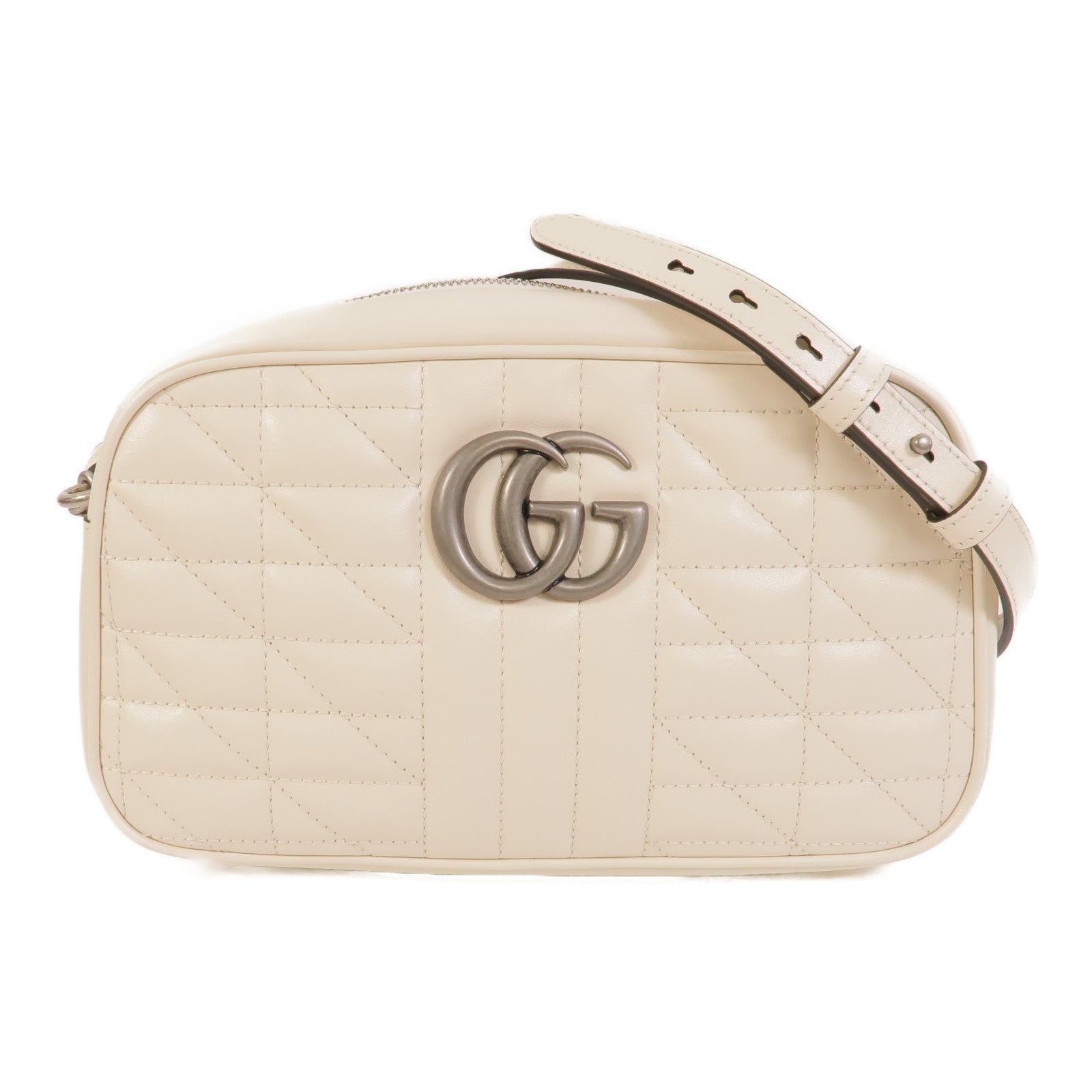 GUCCI 牛皮皮革GG Marmont肩背袋