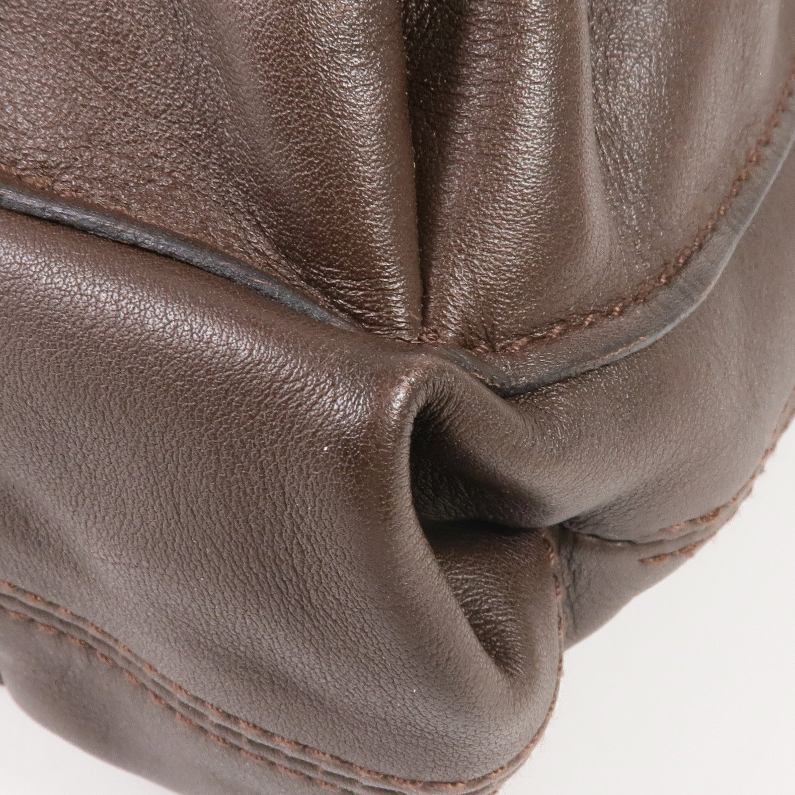 HERMES Swift皮革Vintage 2 Way Bag銀扣手挽肩背兩用袋