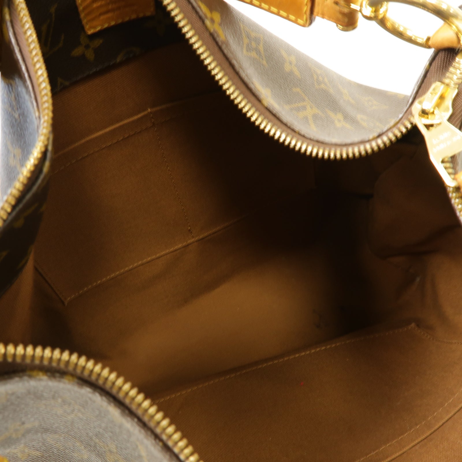 LOUIS VUITTON 【激減優惠】Monogram Sully MM金扣肩背袋啡色