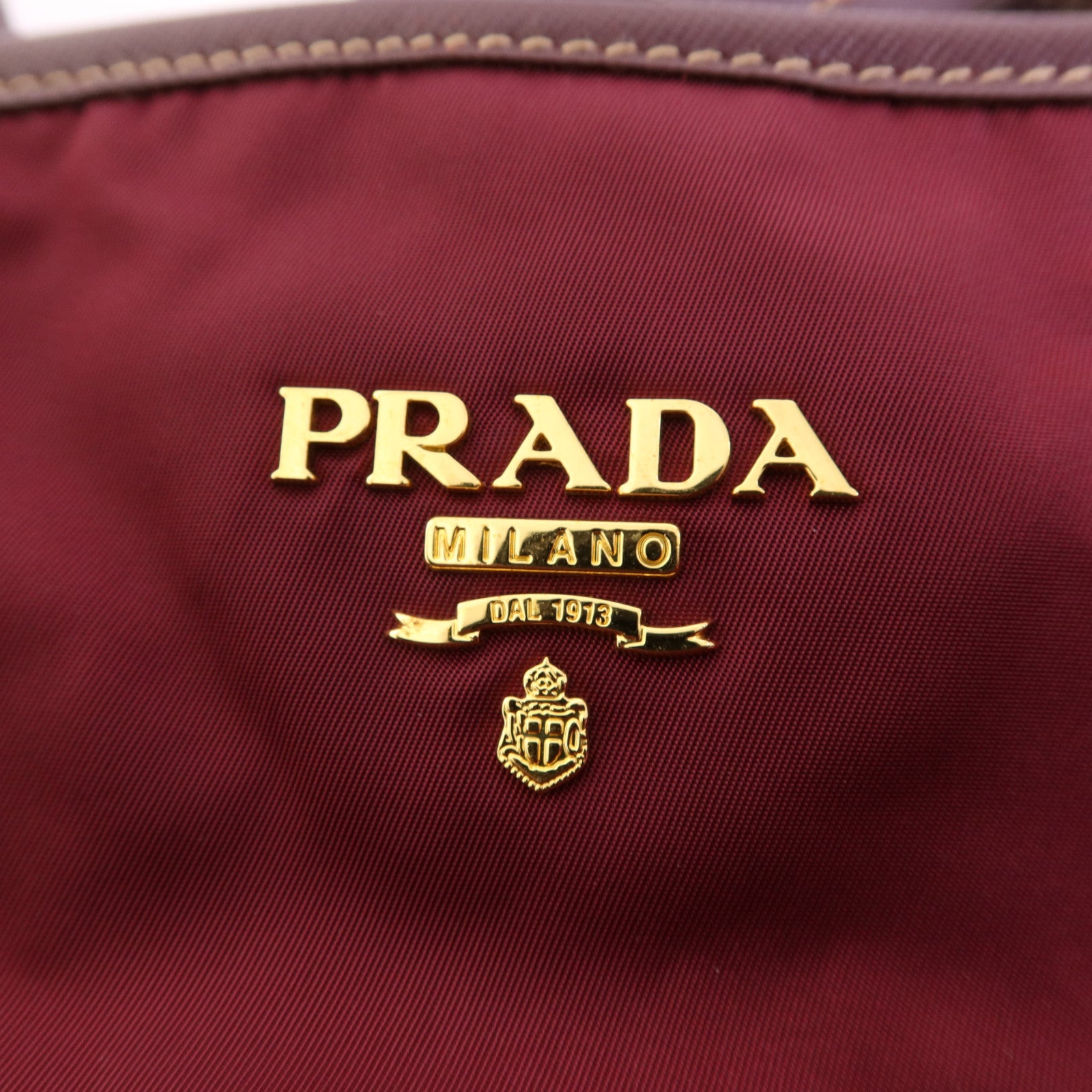 PRADA 尼龍Tote Bag金扣手挽袋