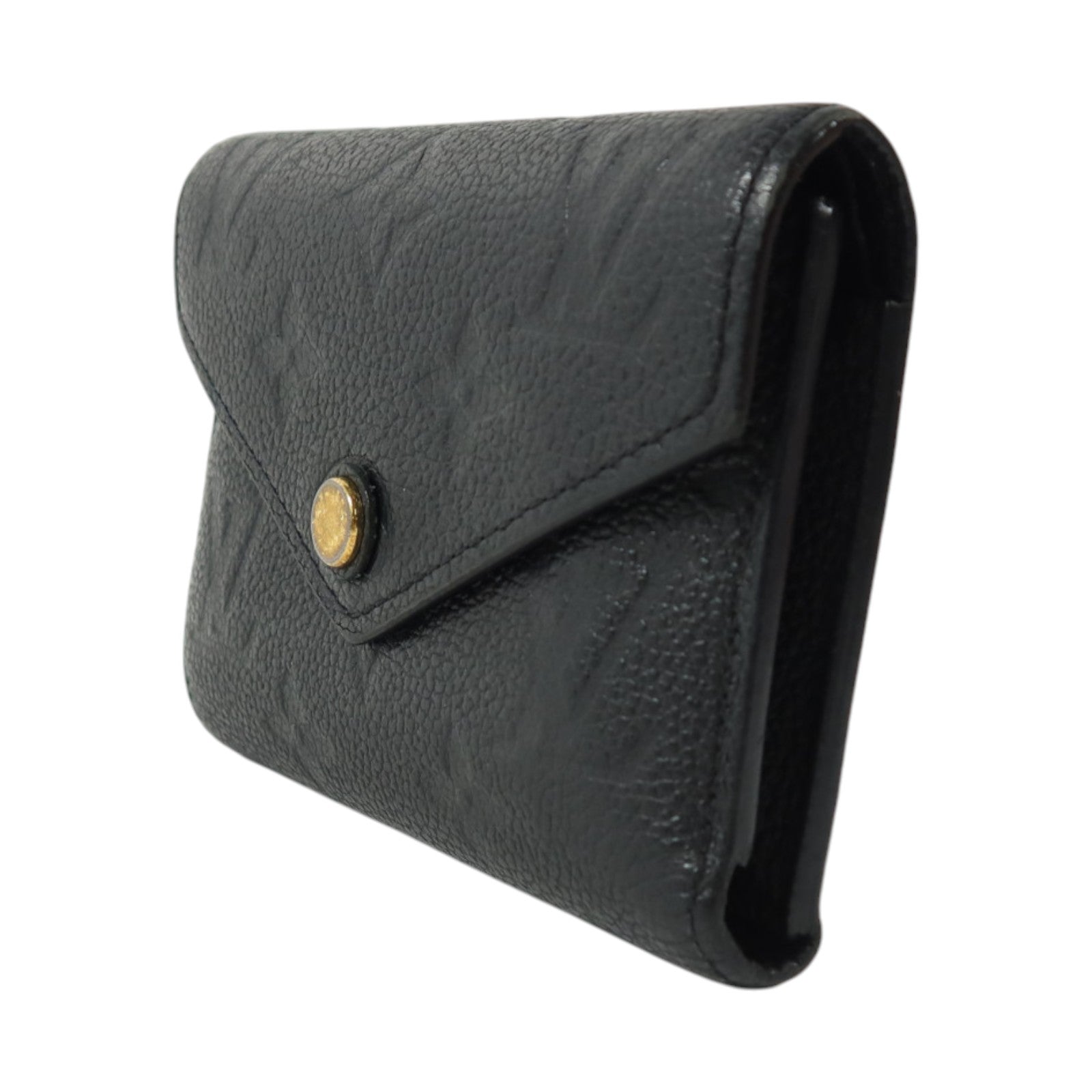 LOUIS VUITTON Monogram Empreinte Victorine Wallet金扣錢包