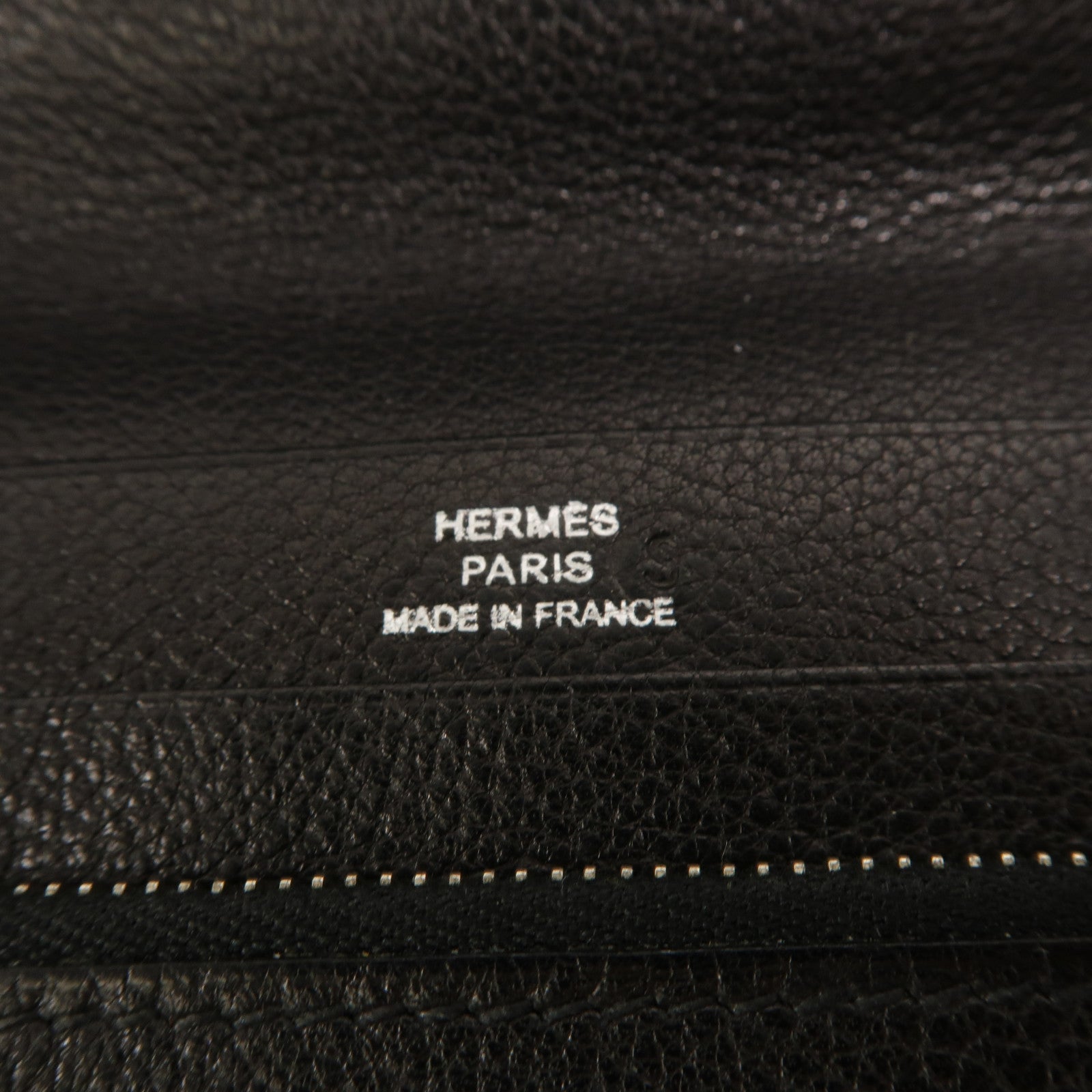 HERMES Evercolor皮革Azap Combined Long Wallet長錢包Noir