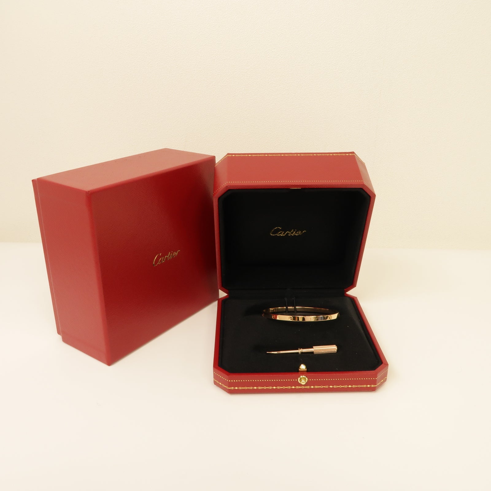 CARTIER 18K玫瑰金Love Blaceret Small手鏈Cartier#18