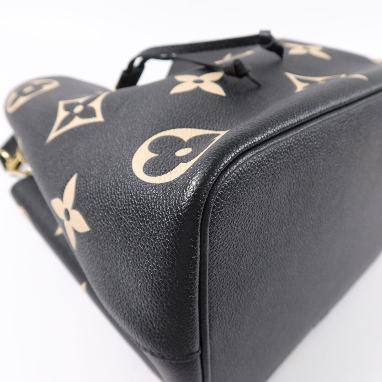 LOUIS VUITTON Monogram Empreinte Bicolor Neo Noe MM金手挽肩背兩用袋