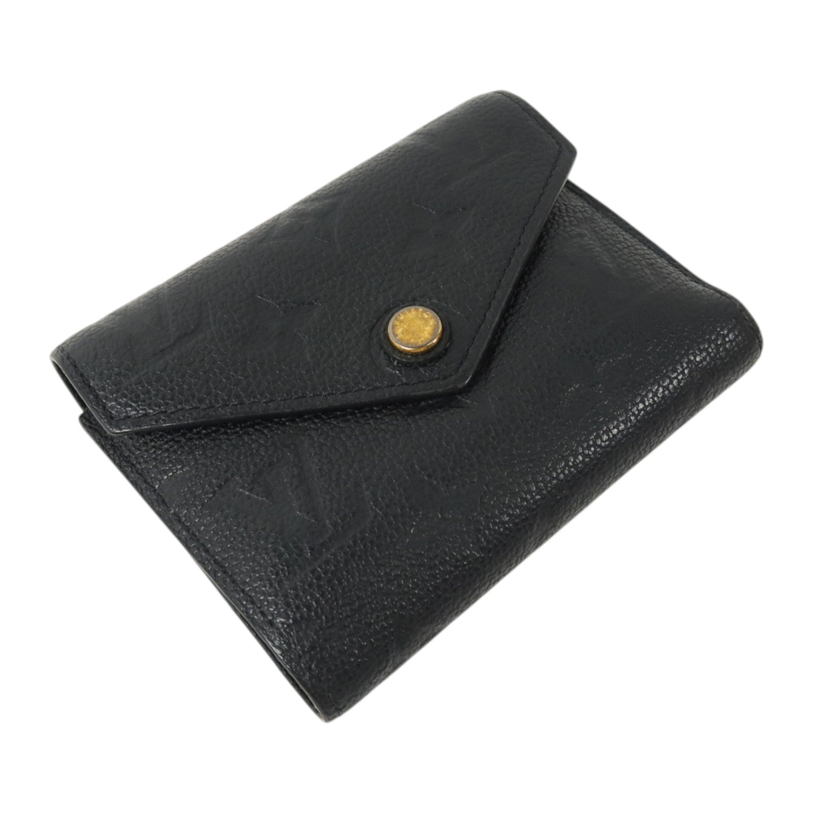 LOUIS VUITTON Monogram Empreinte Victorine Wallet金扣錢包