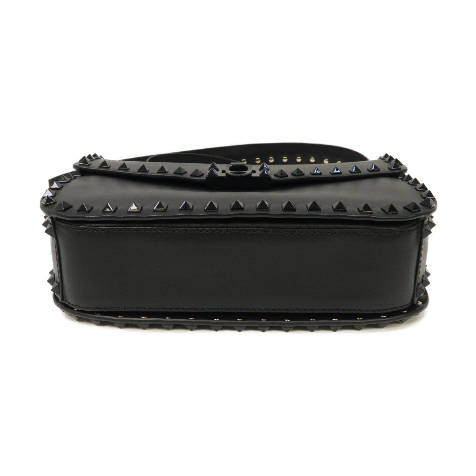 Valentino 牛皮皮革Shoulder Bag肩背袋黑色