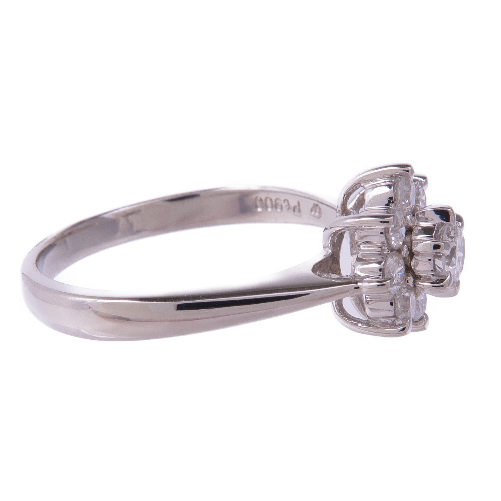 JEWELRY PT900鉑金Diamond Ring鑽石戒指US#7.75