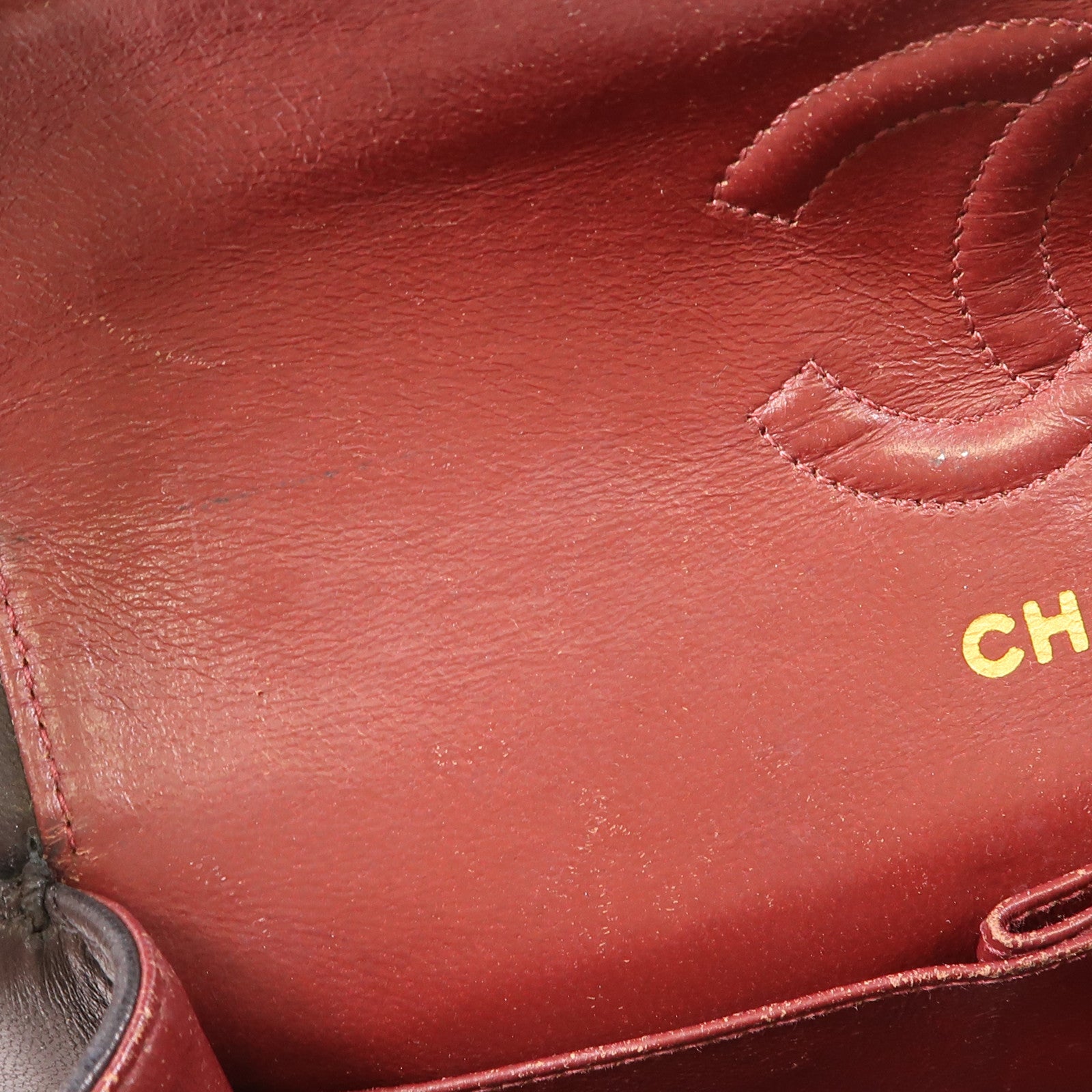 CHANEL 羊皮皮革Vintage Classic金扣鏈帶肩背袋