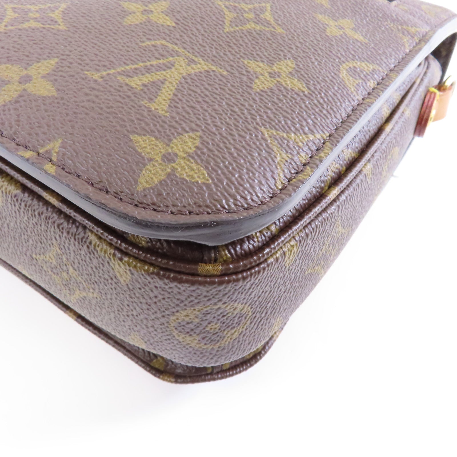 LOUIS VUITTON Monogram Pochette Metis金扣手挽肩背兩用袋啡色