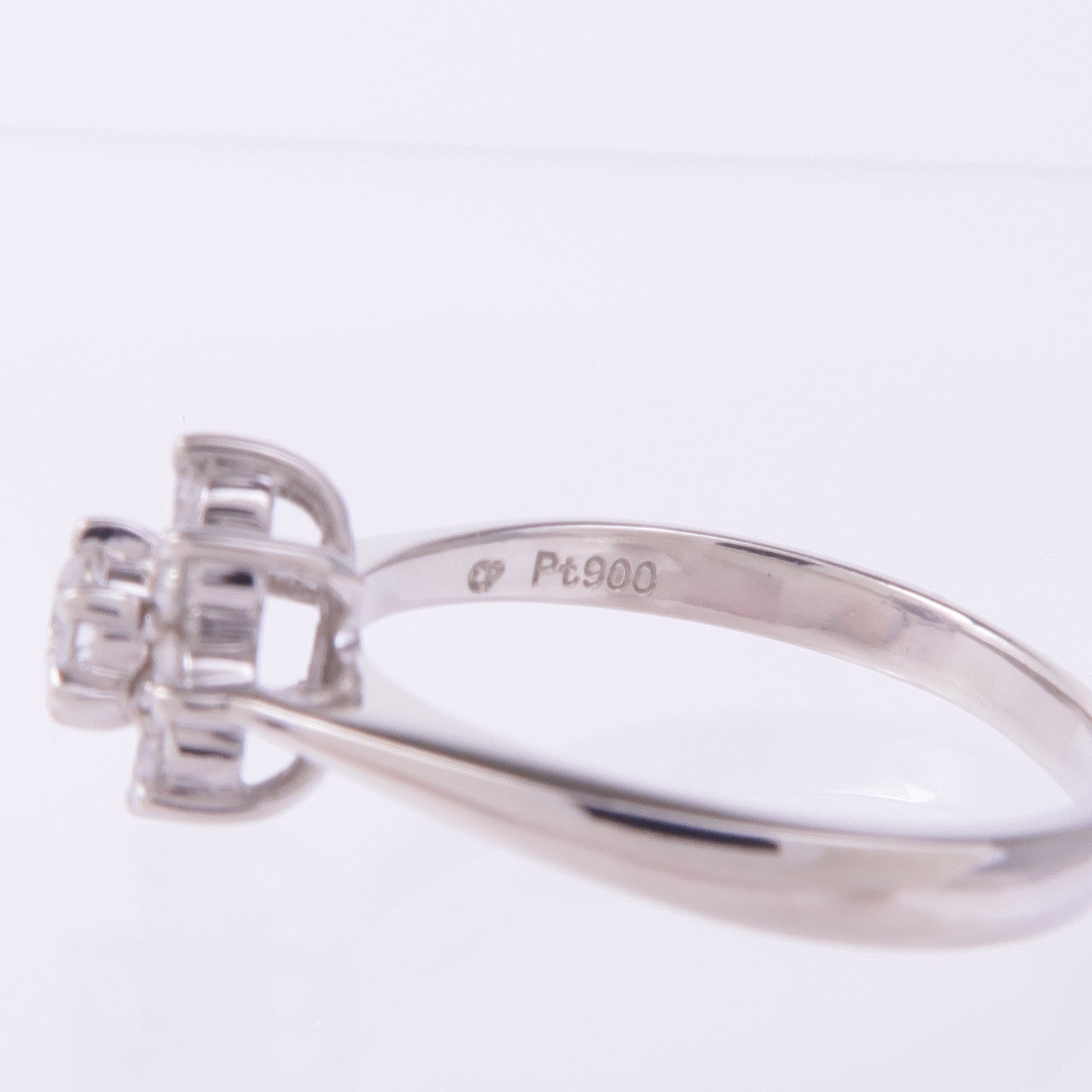JEWELRY PT900鉑金Diamond Ring鑽石戒指US#7.75