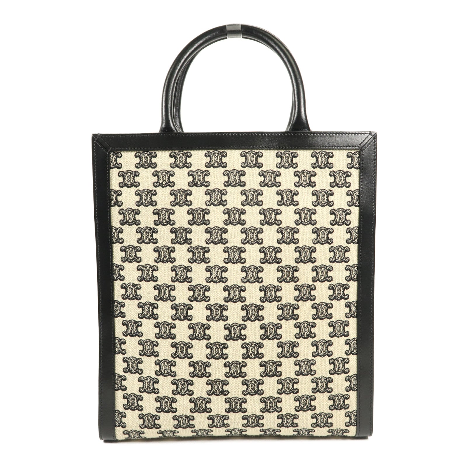 CELINE 帆布2 Way Bag金扣手挽肩背兩用袋