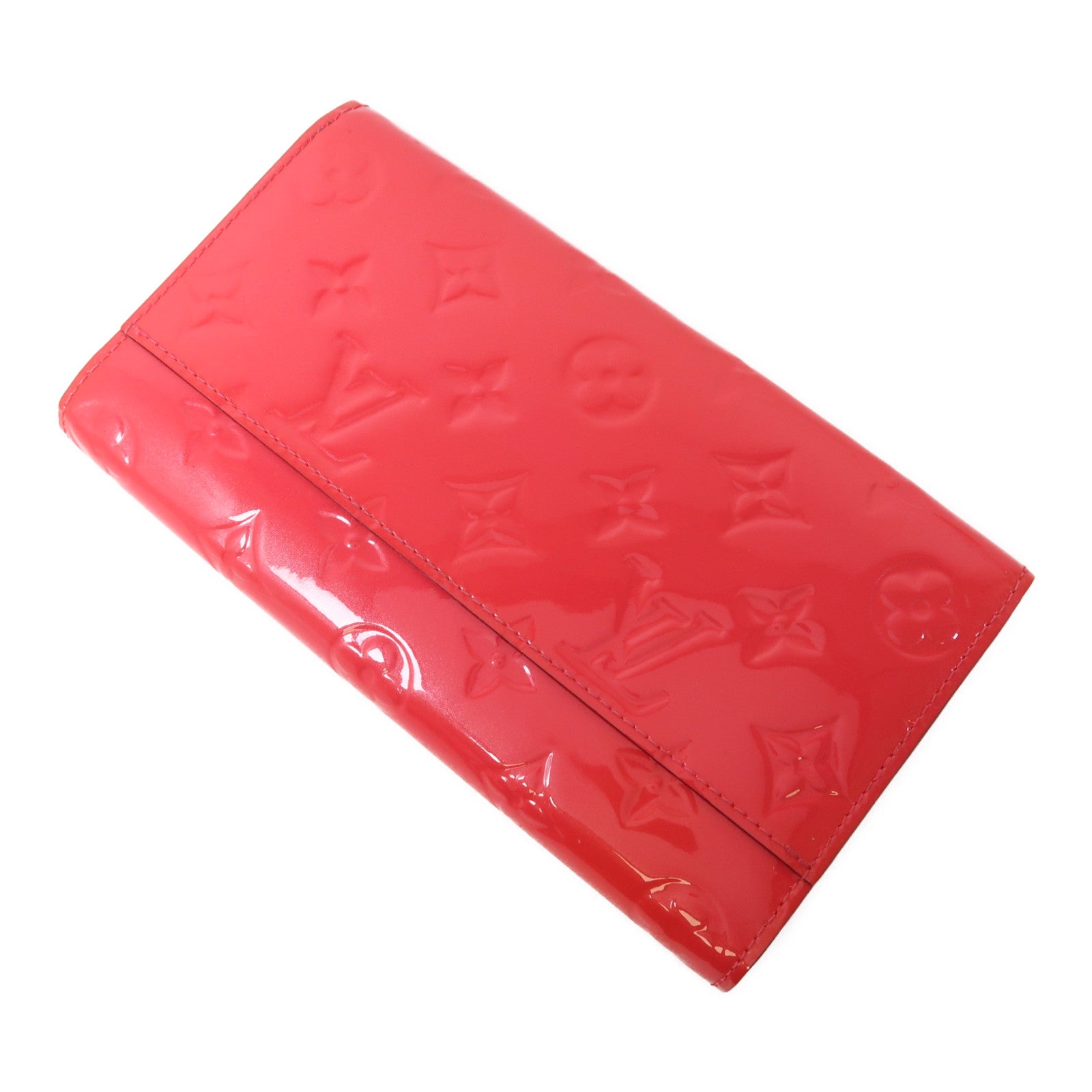 LOUIS VUITTON Monogram Vernis Portefeuille Sarah金扣長錢包