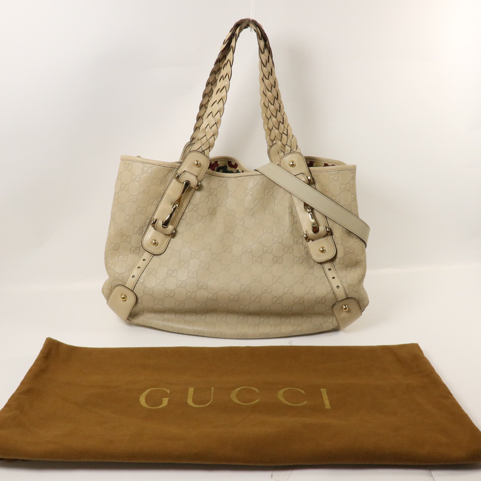 GUCCI 牛皮皮革Pelham手挽袋