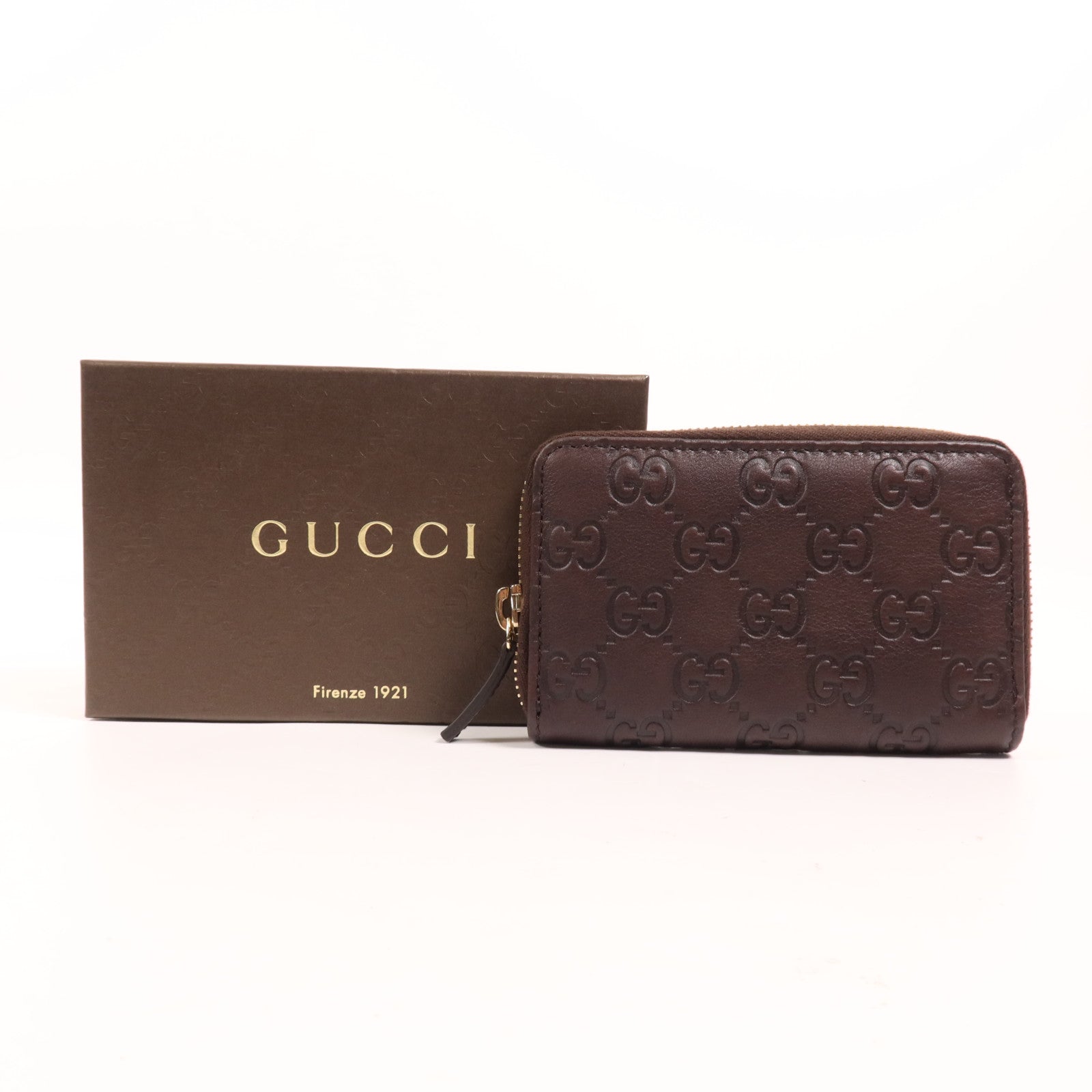 GUCCI 皮革Card Case金扣卡片套