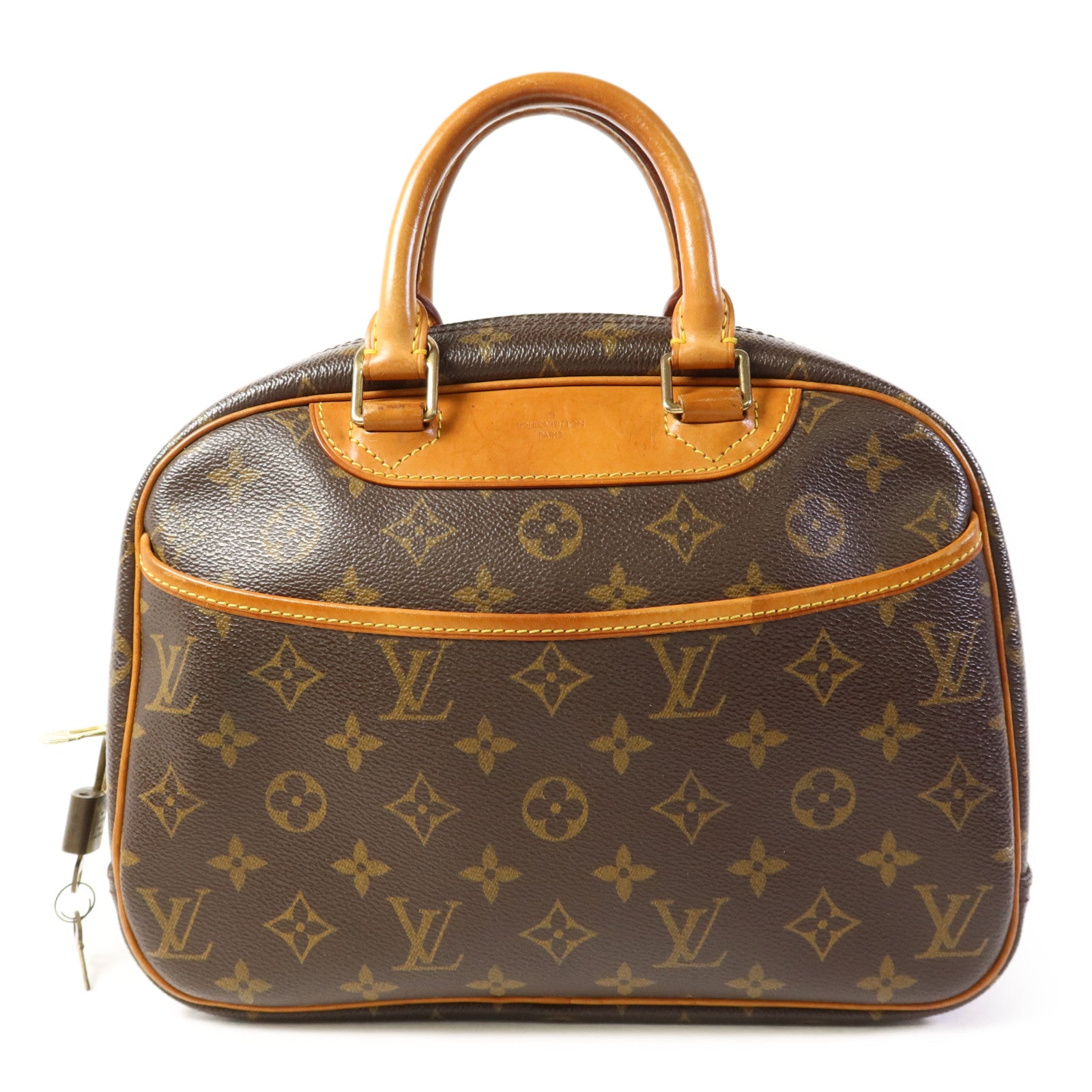LOUIS VUITTON Monogram Trouville金扣手挽袋