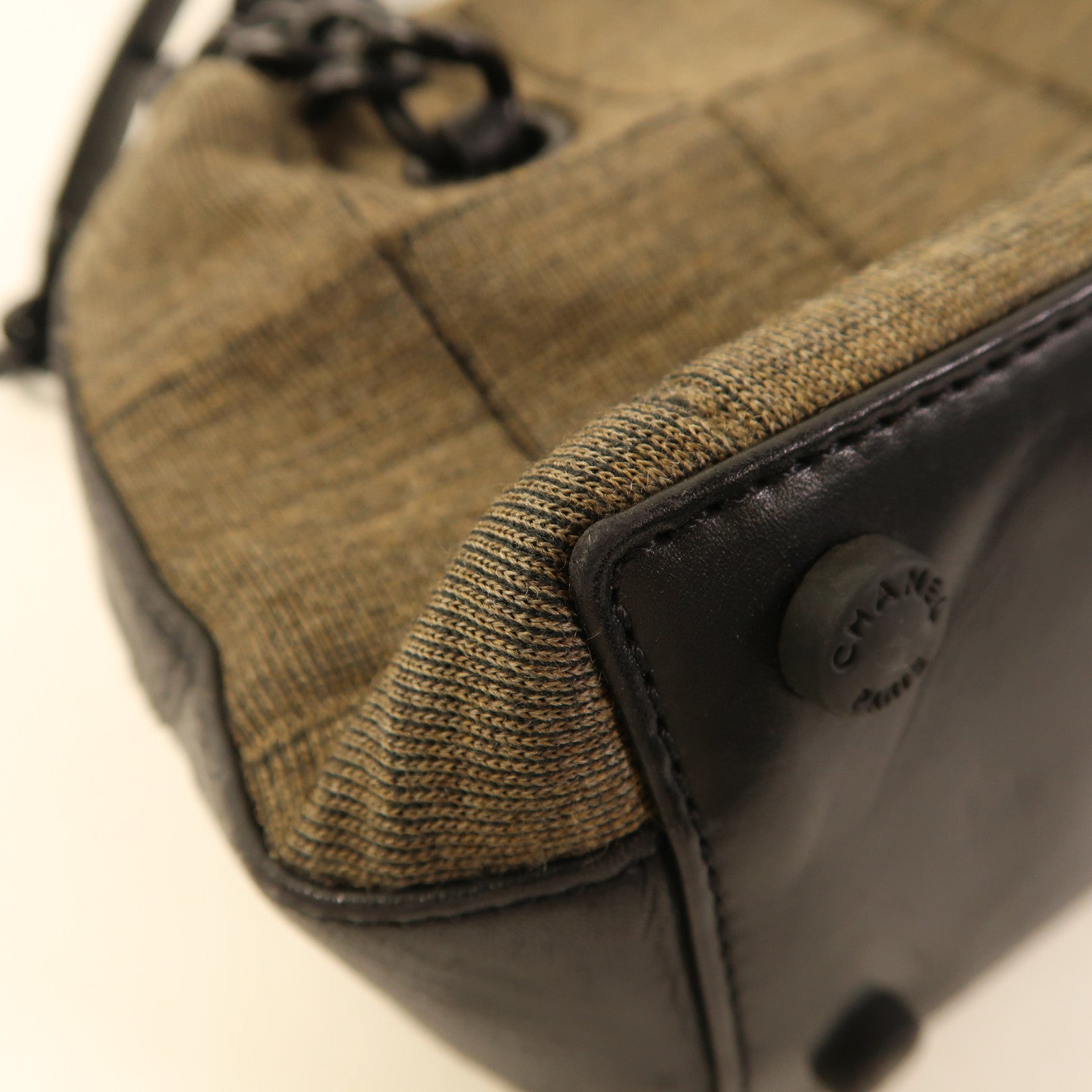 CHANEL 布料Vintage Shoulder Bag鏈帶肩背袋