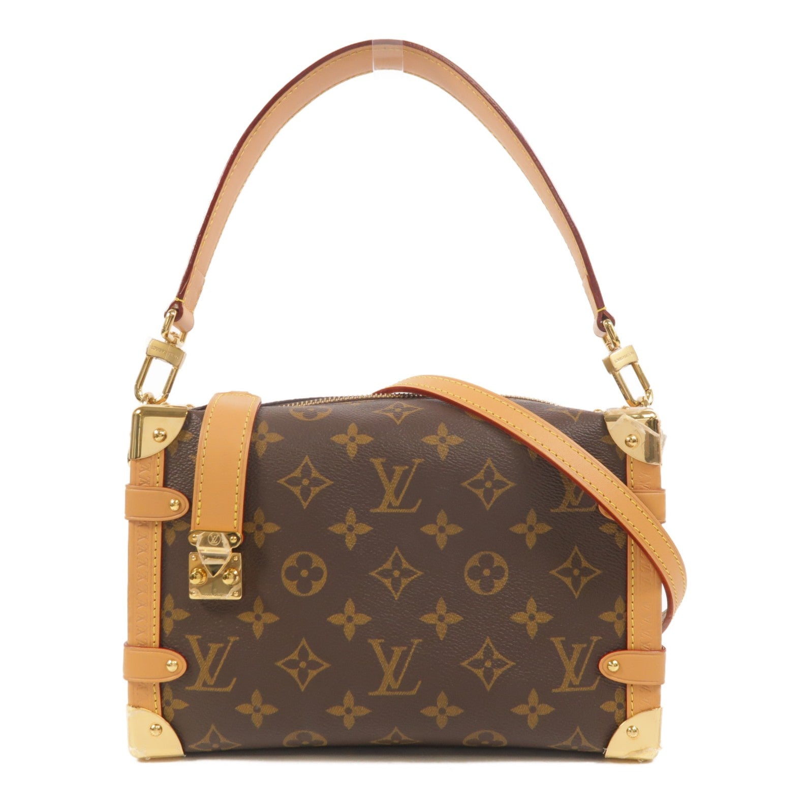 LOUIS VUITTON Monogram Side Trunk PM手挽肩背兩用袋