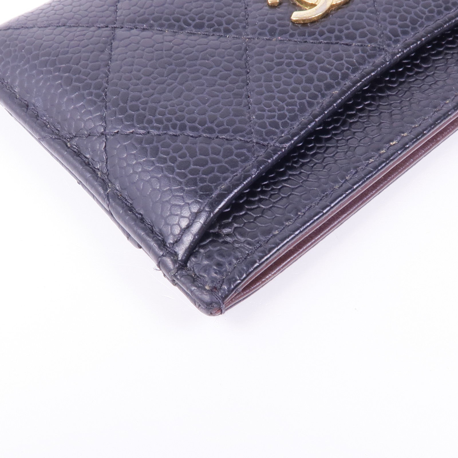 CHANEL 牛皮皮革Card Case金扣卡片套