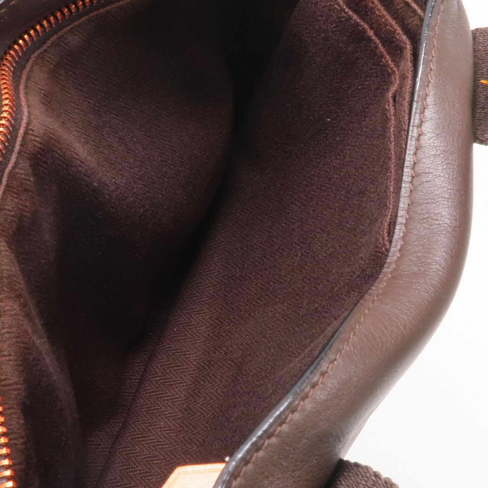 HERMES Swift皮革Vintage 2 Way Bag銀扣手挽肩背兩用袋