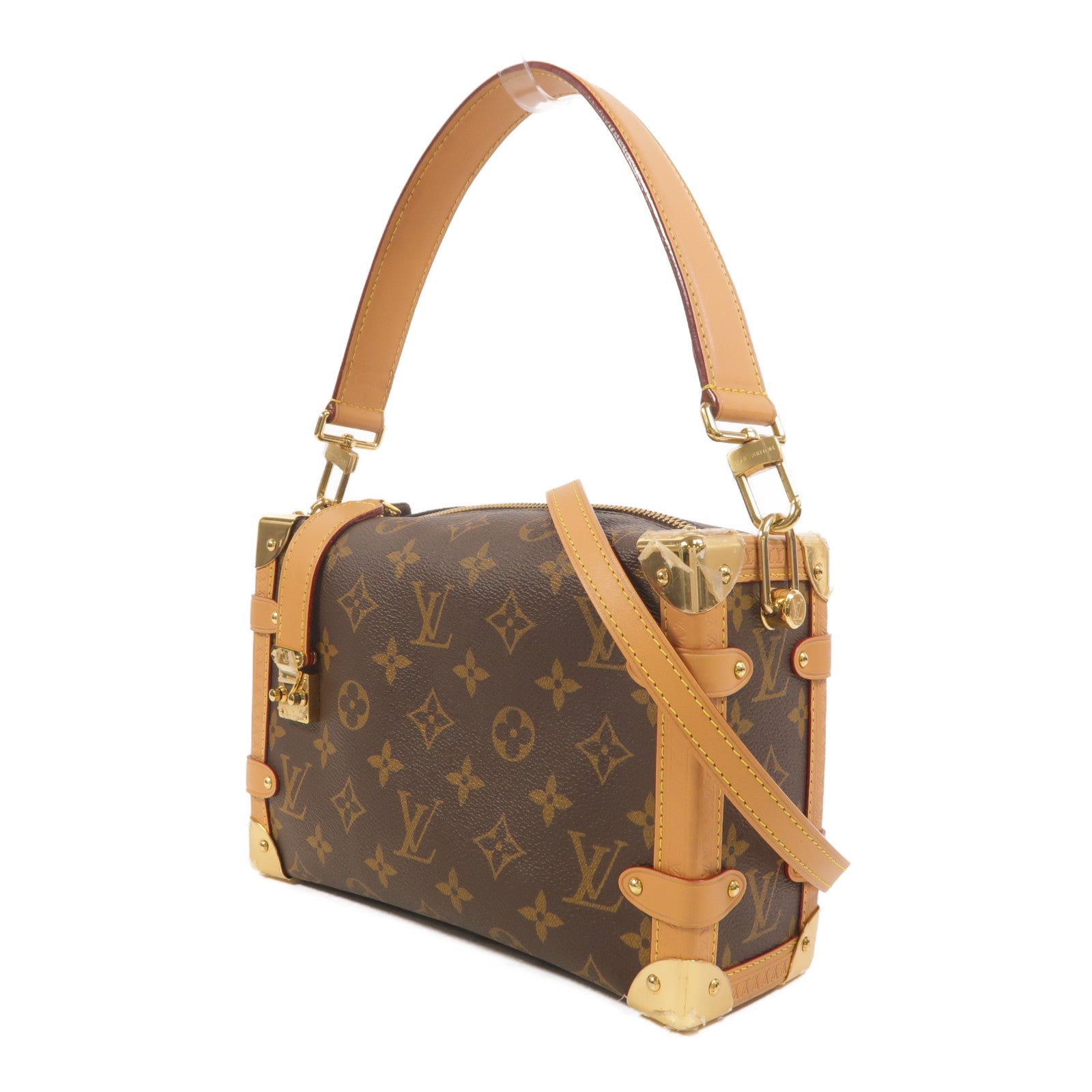 LOUIS VUITTON Monogram Side Trunk PM手挽肩背兩用袋