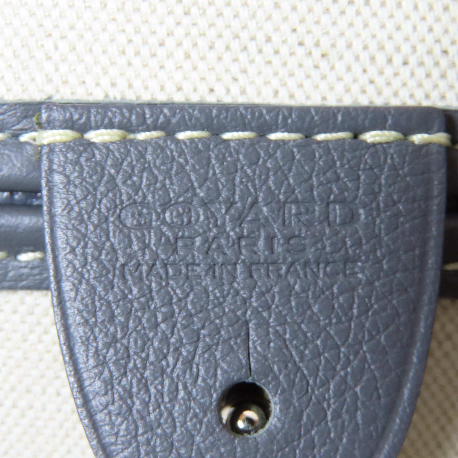 GOYARD 塗層帆布Artois銀扣肩背袋灰色