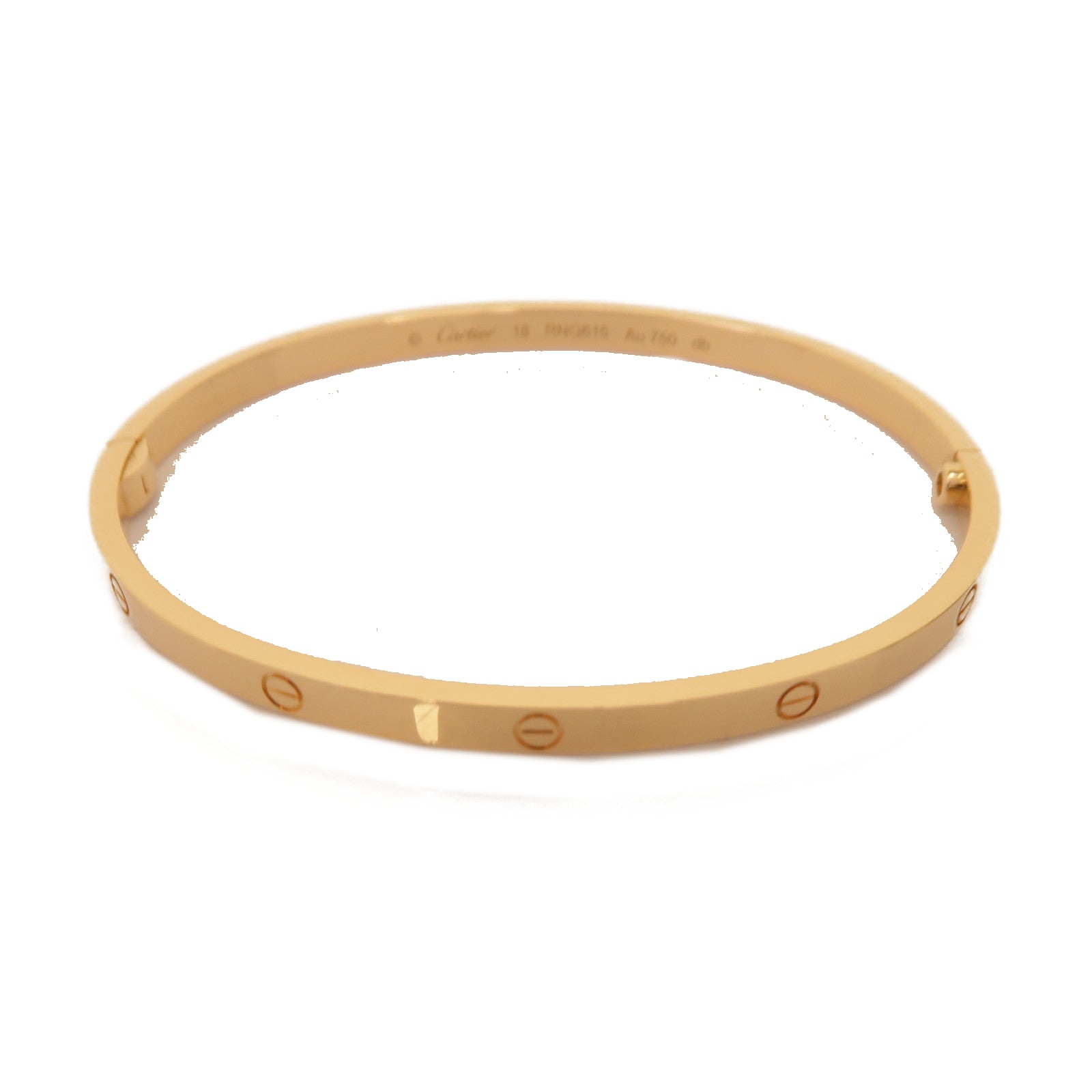 CARTIER 18K玫瑰金Love Blaceret Small手鏈Cartier#18
