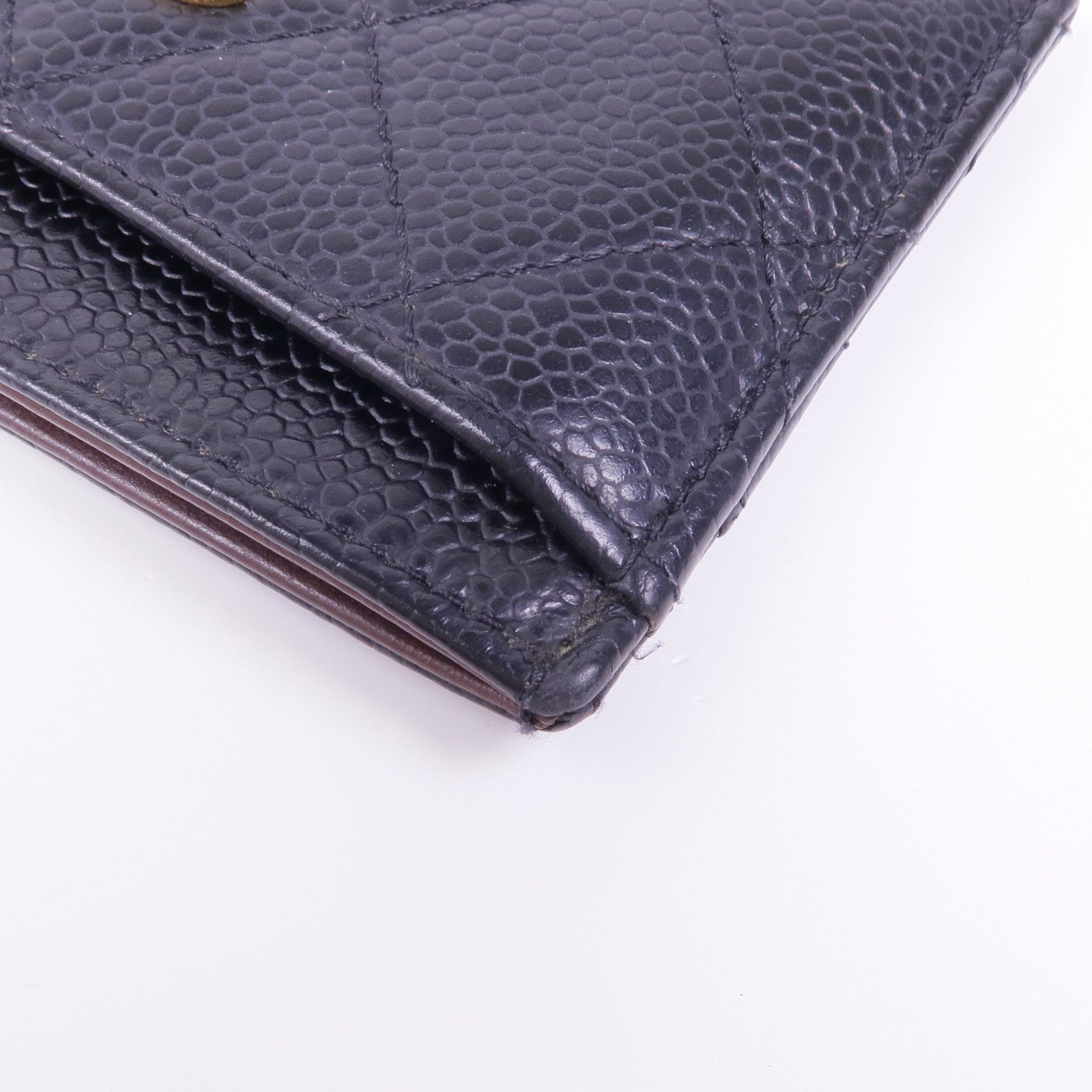 CHANEL 牛皮皮革Card Case金扣卡片套