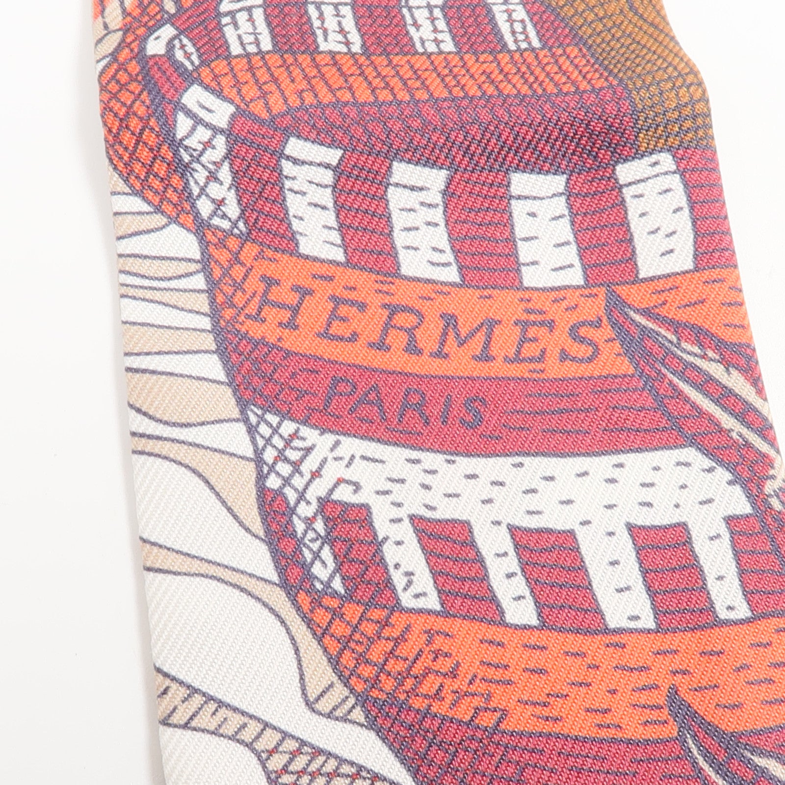 HERMES 絲質Twilly絲巾