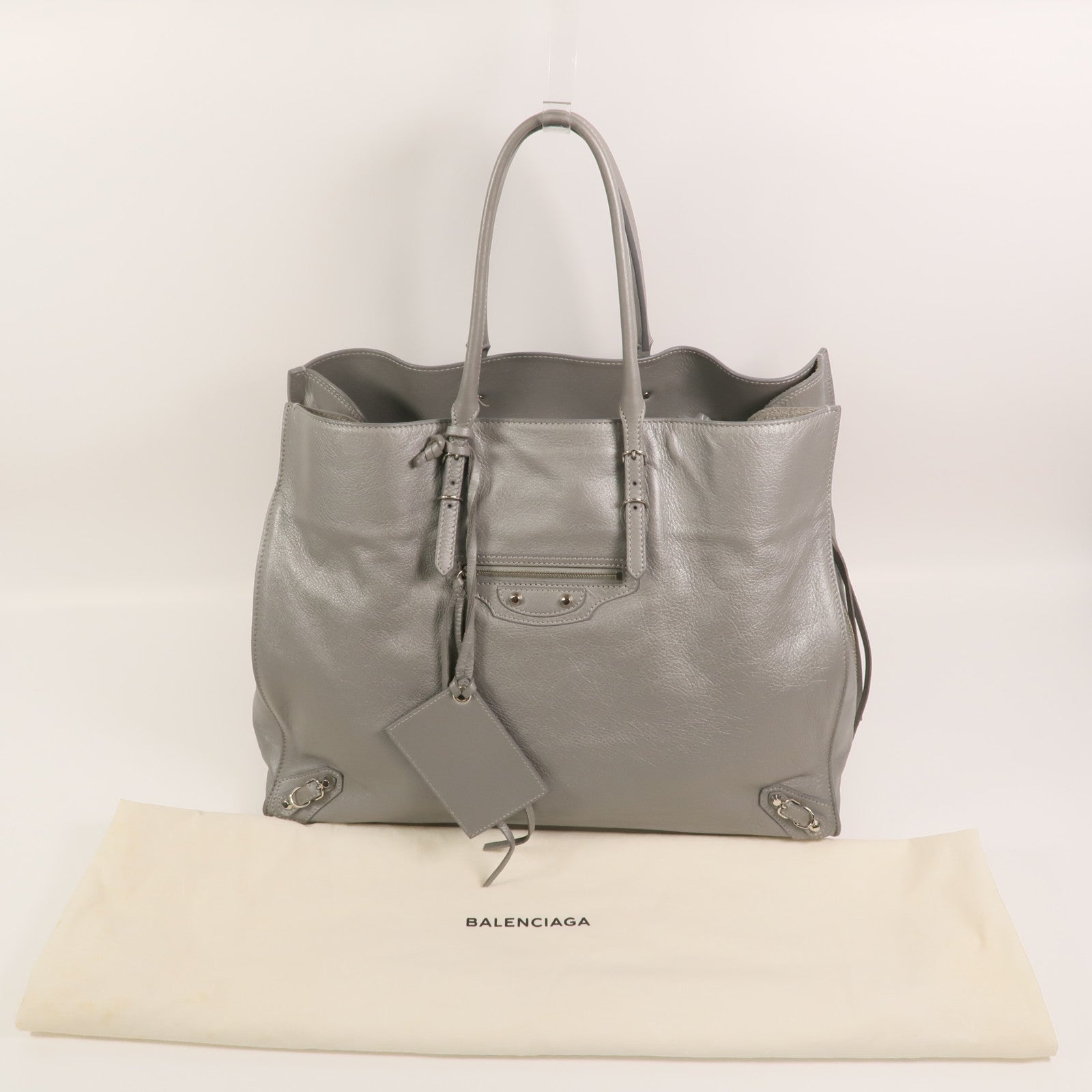BALENCIAGA 牛皮皮革Papier A4手挽袋