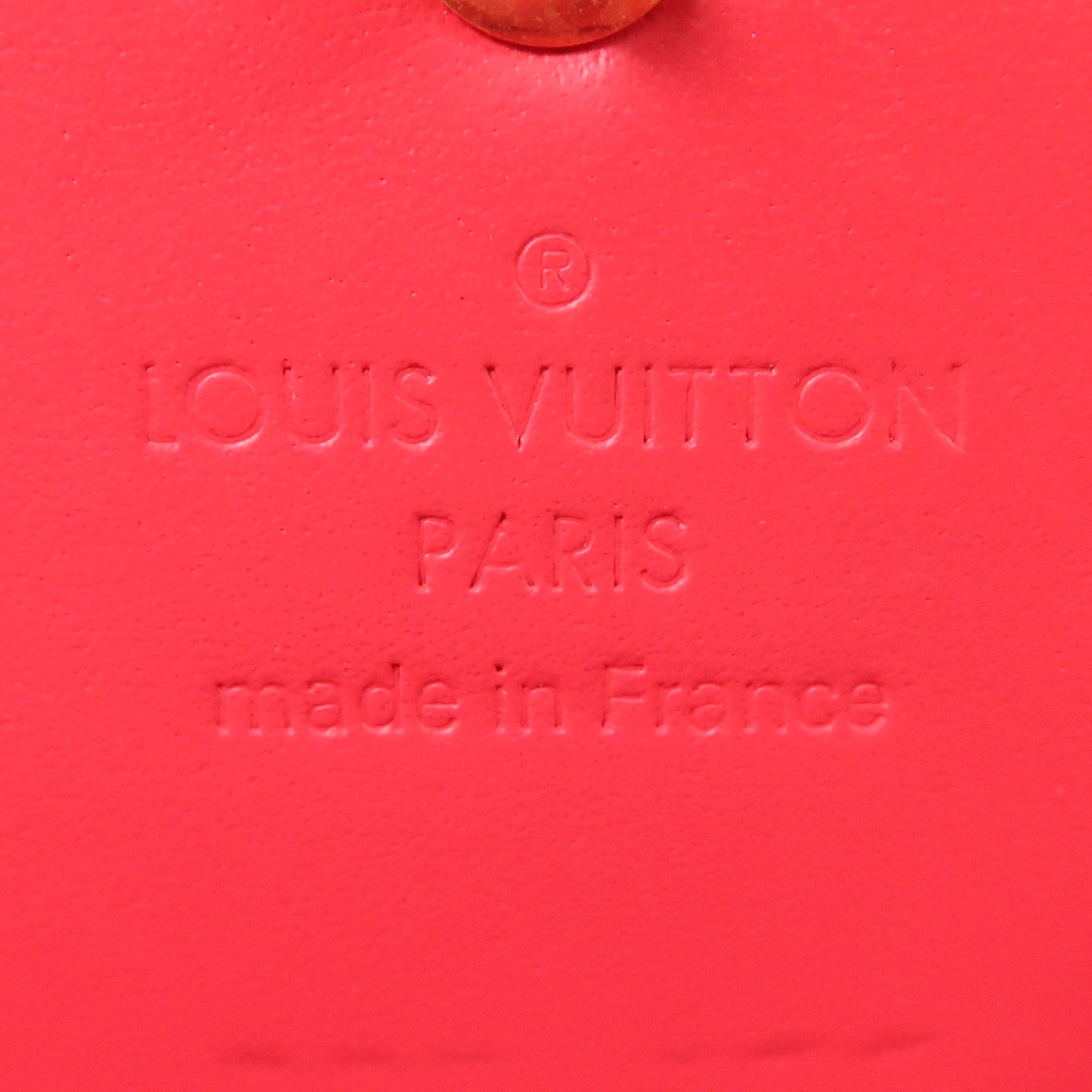 LOUIS VUITTON Monogram Vernis Portefeuille Sarah金扣長錢包