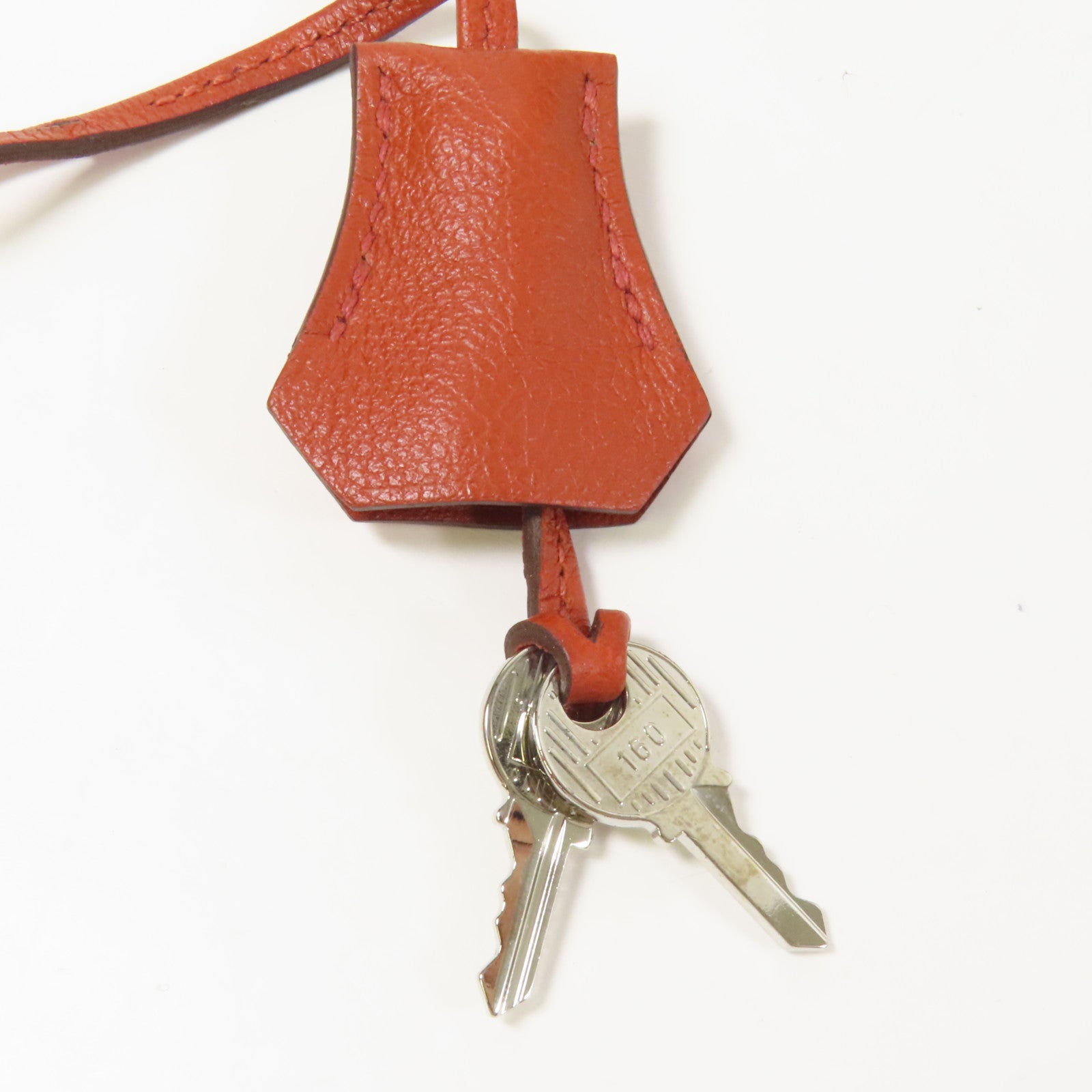 HERMES Evercolor皮革Tool Box 20銀扣手挽肩背兩用袋Brique