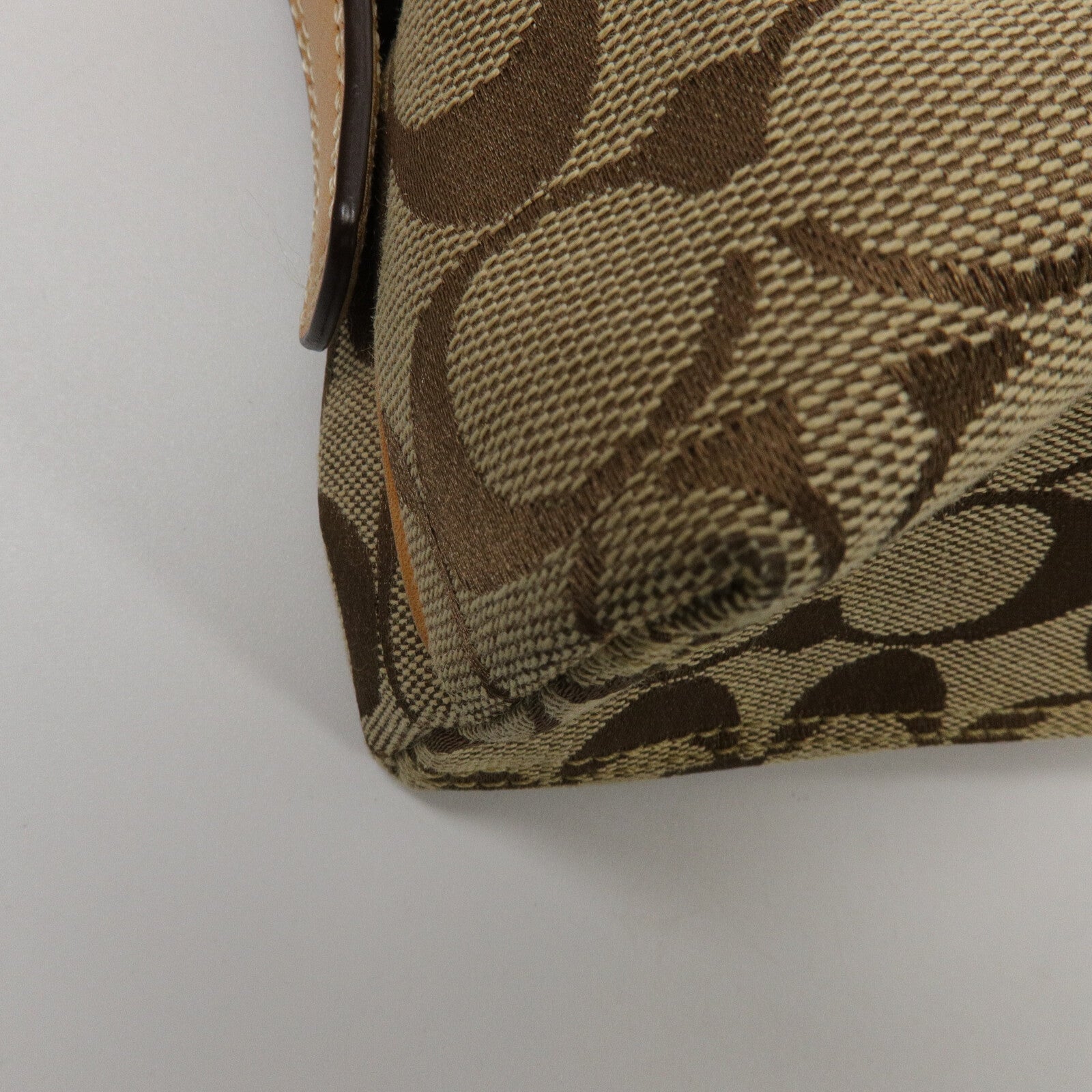COACH 帆布Baguette肩背袋