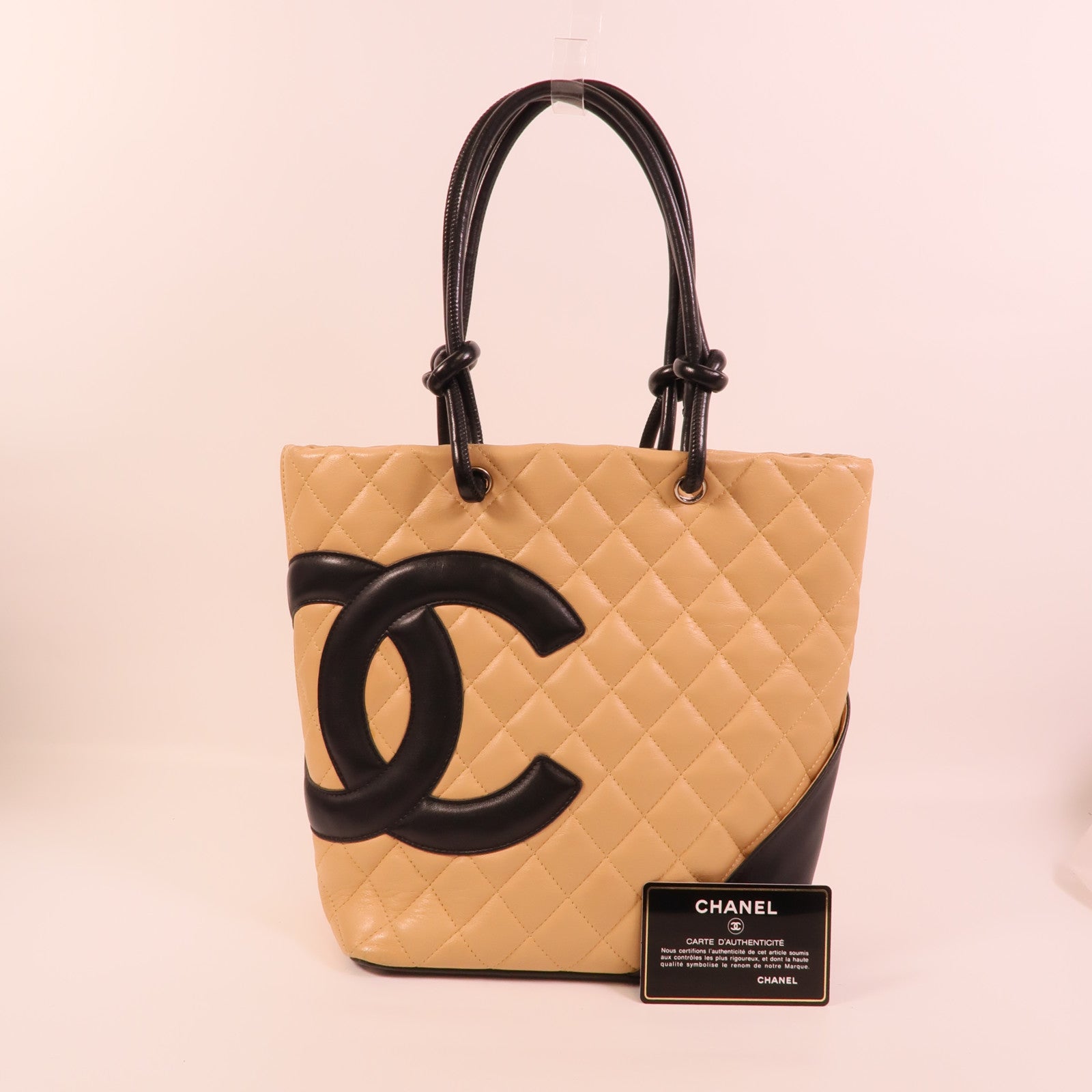 CHANEL 牛皮皮革Cambon手挽袋