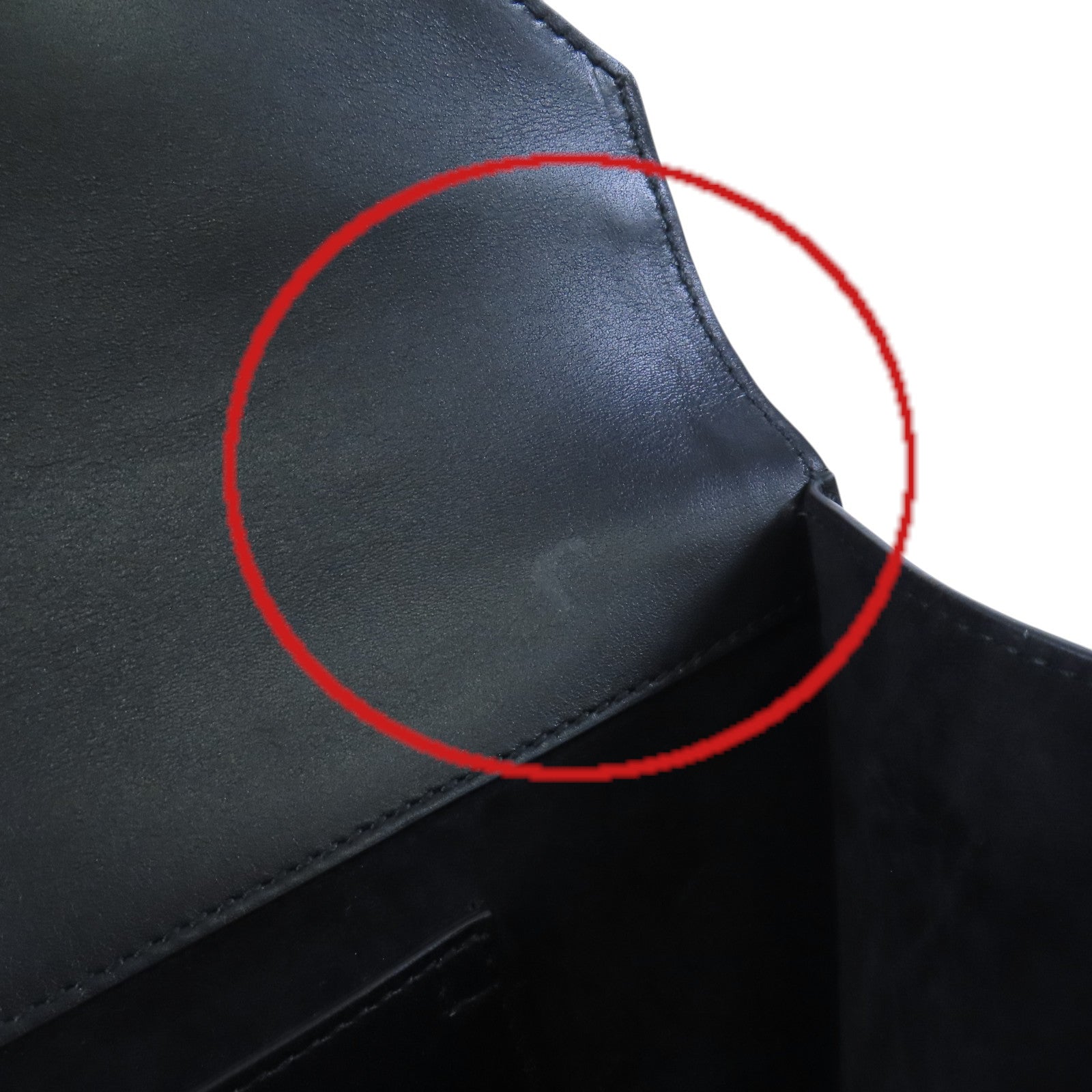 SAINT LAURENT 【激減優惠】牛皮皮革Clutch Bag金扣手拿包