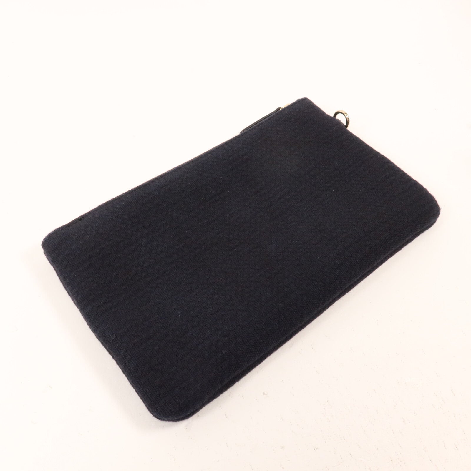 CHANEL 帆布Deauville MM鏈帶手挽肩背兩用袋