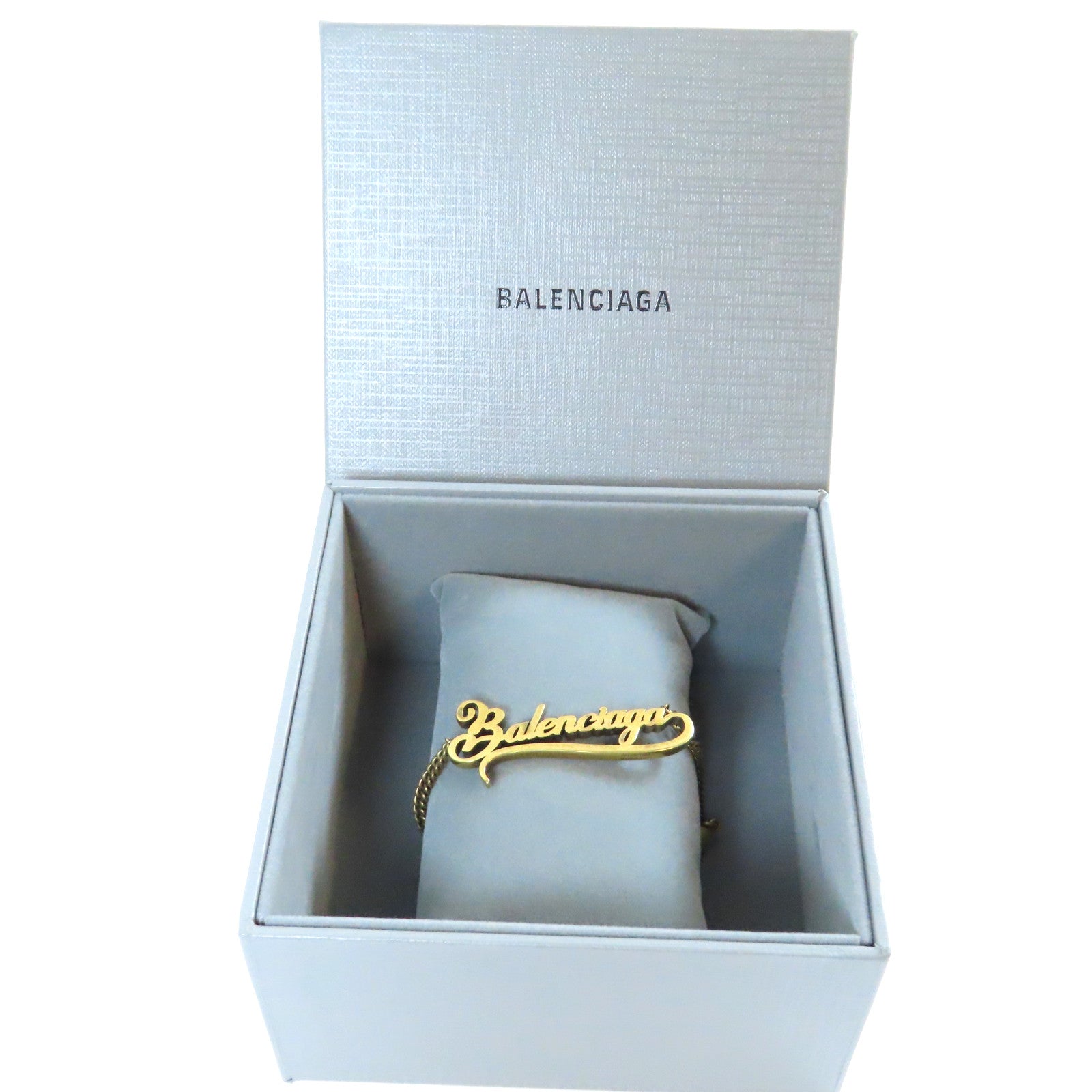 BALENCIAGA 【激減優惠】金屬Bracelet金扣手鏈金色